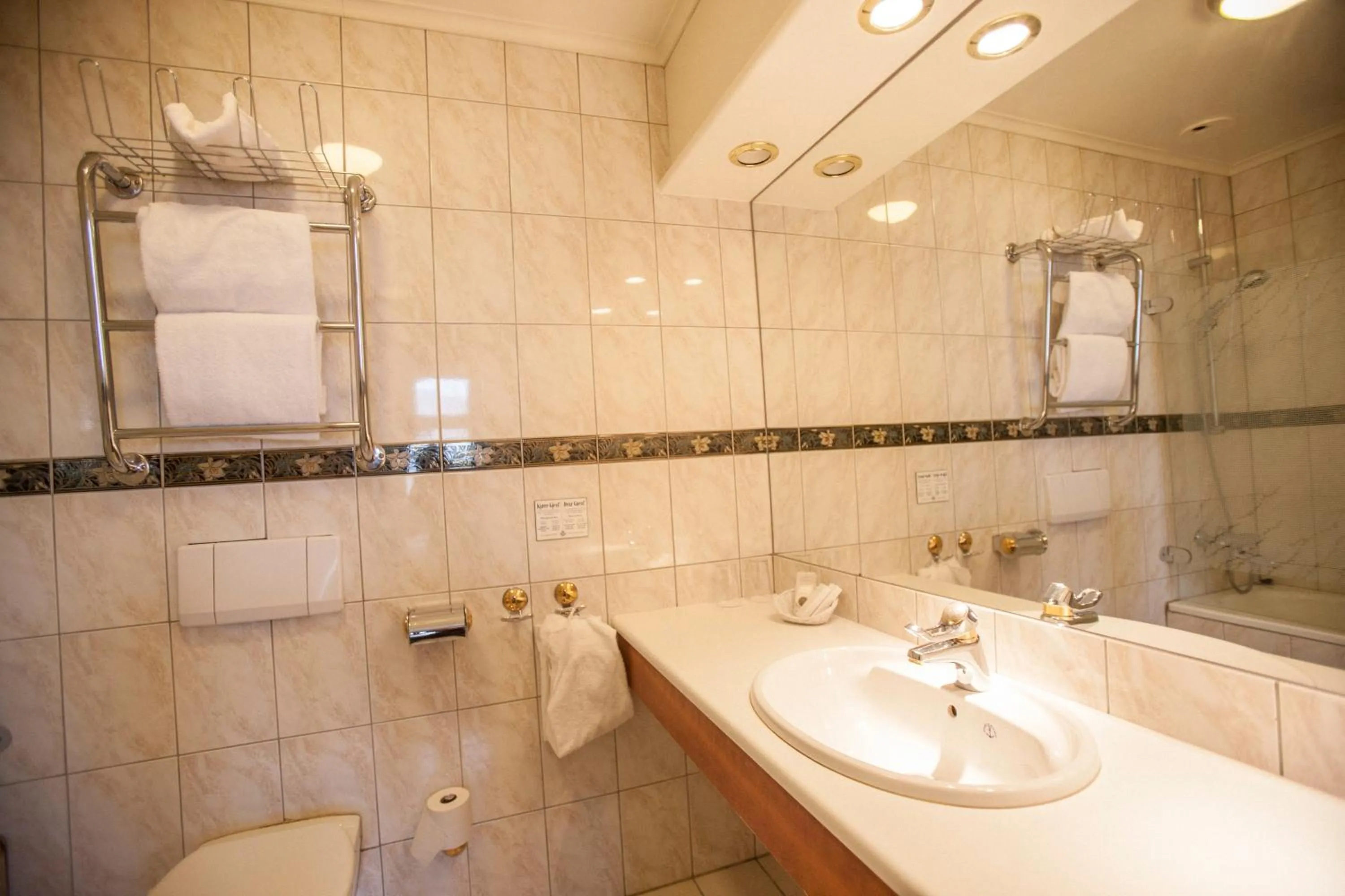 Bathroom in Fleischer's Hotel