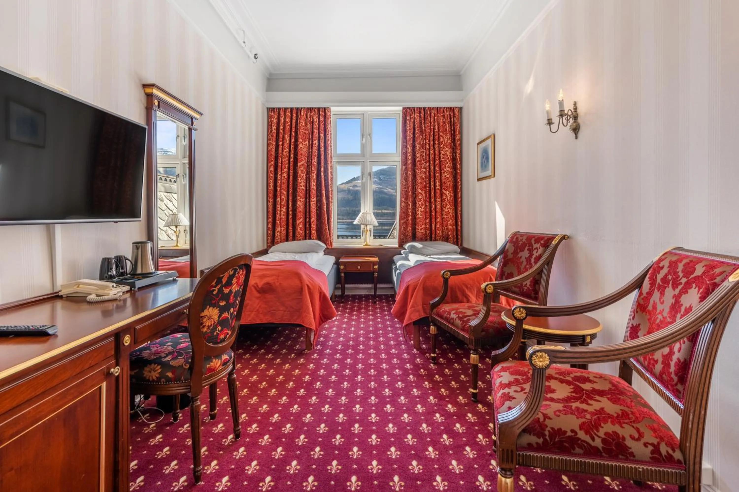 Bed in Fleischer's Hotel