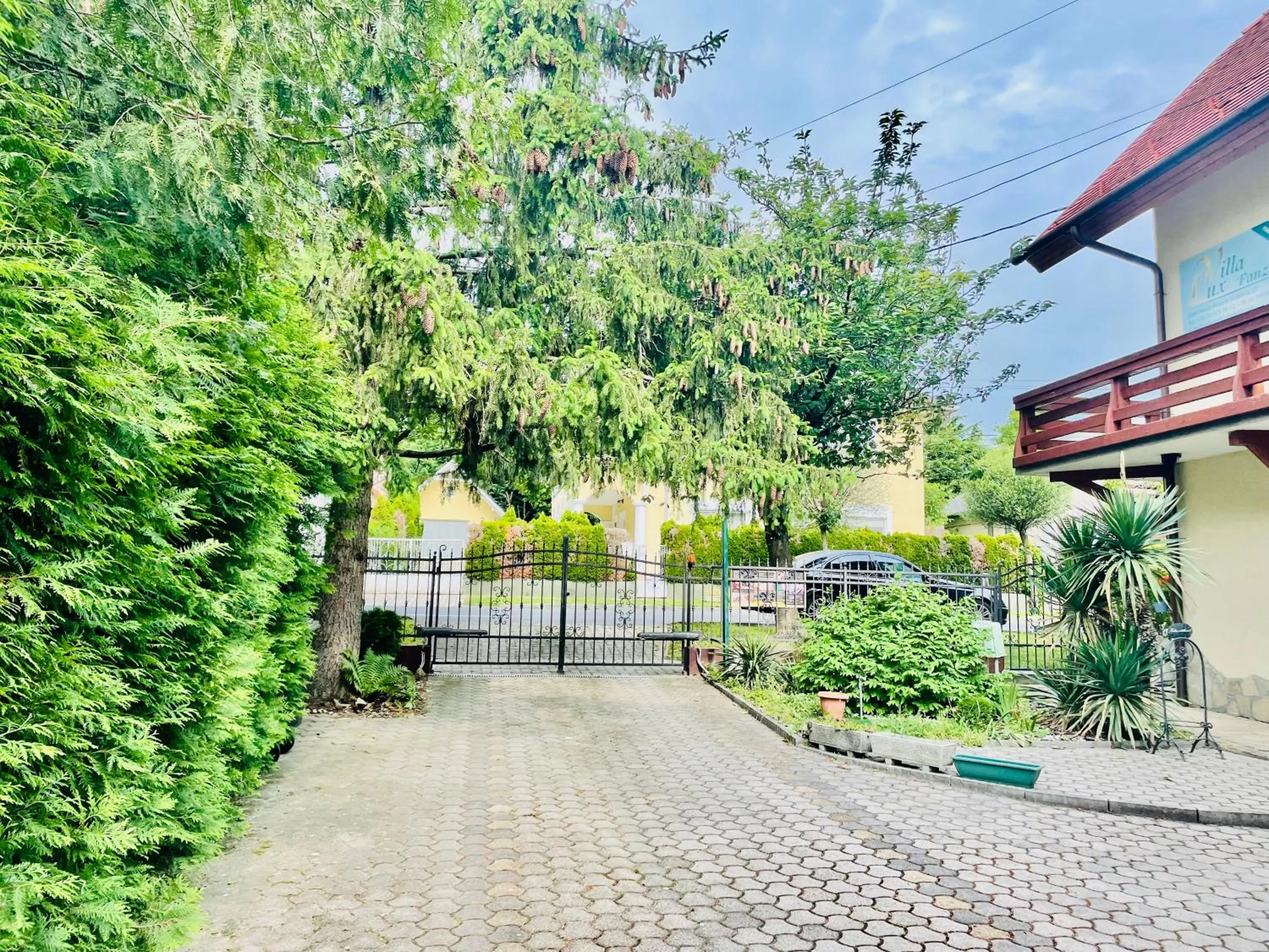 Natural landscape in Villa Lux