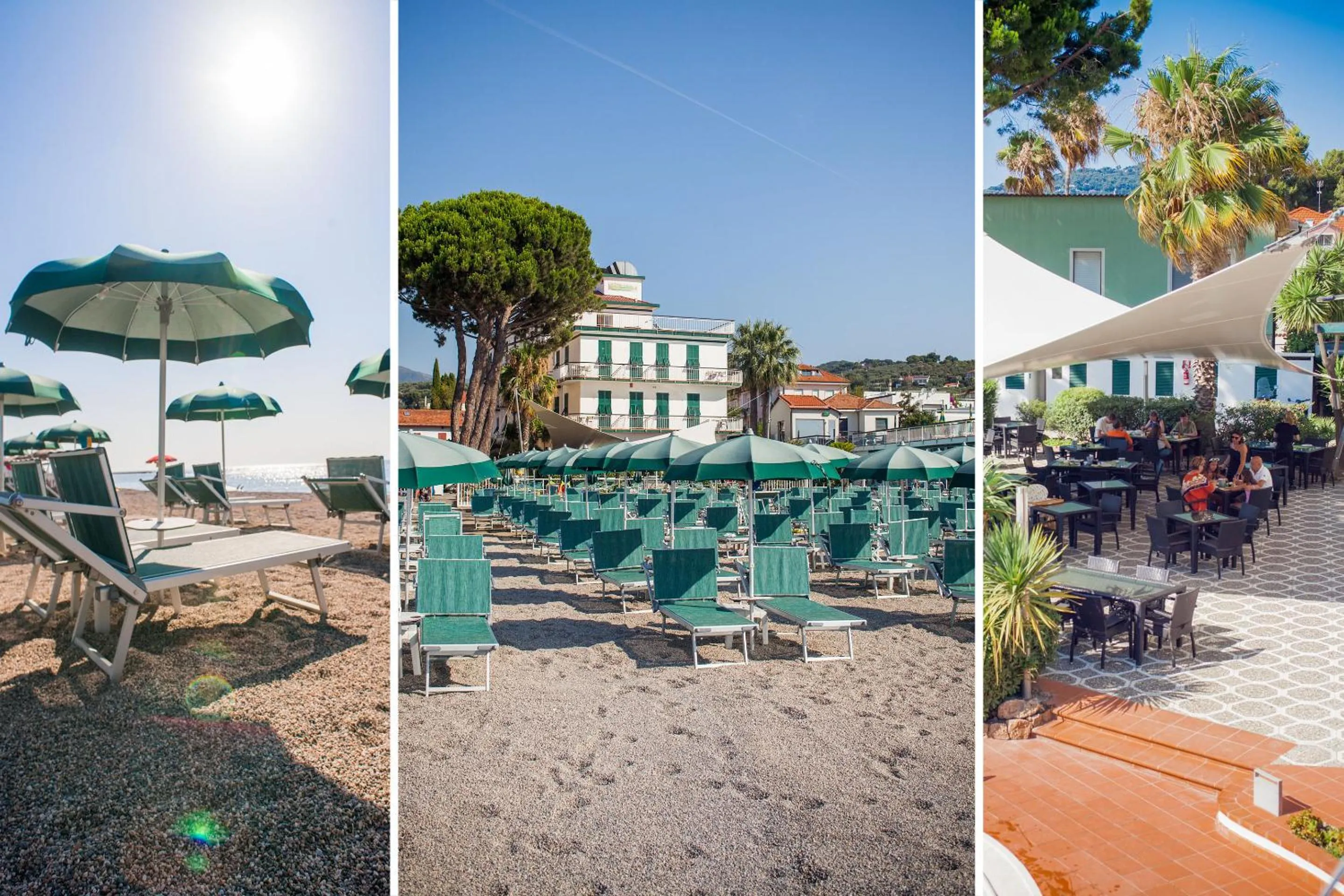 sunbed in Hotel Gabriella