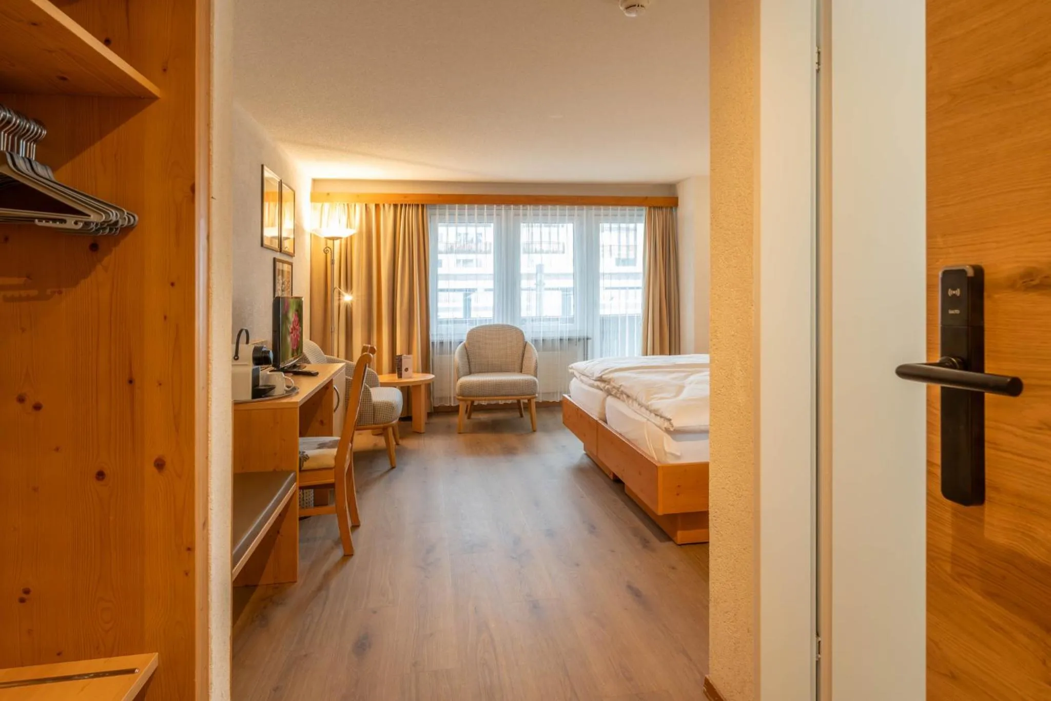 Bed in Hotel Sarazena