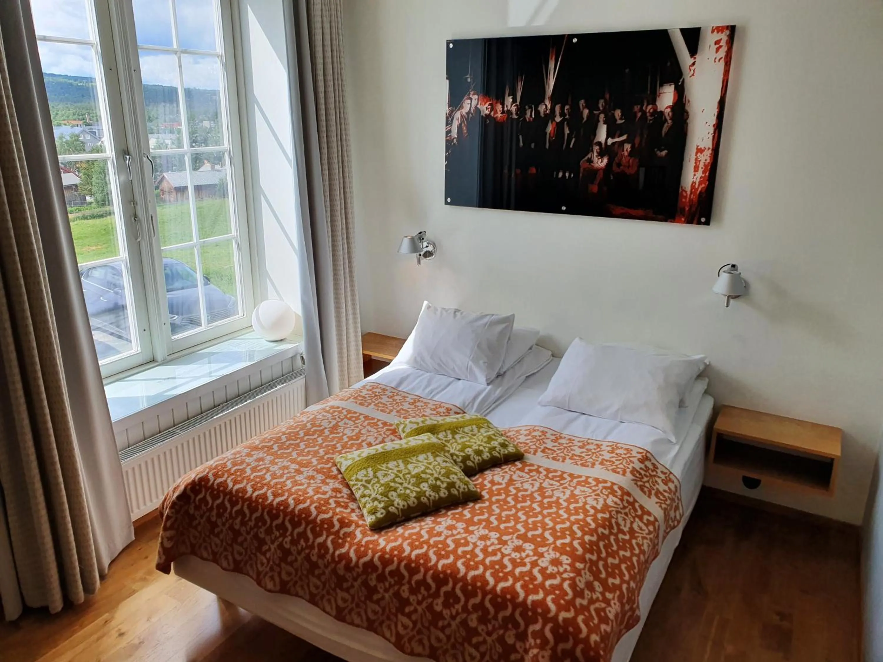Bedroom, Bed in Vertshuset Røros