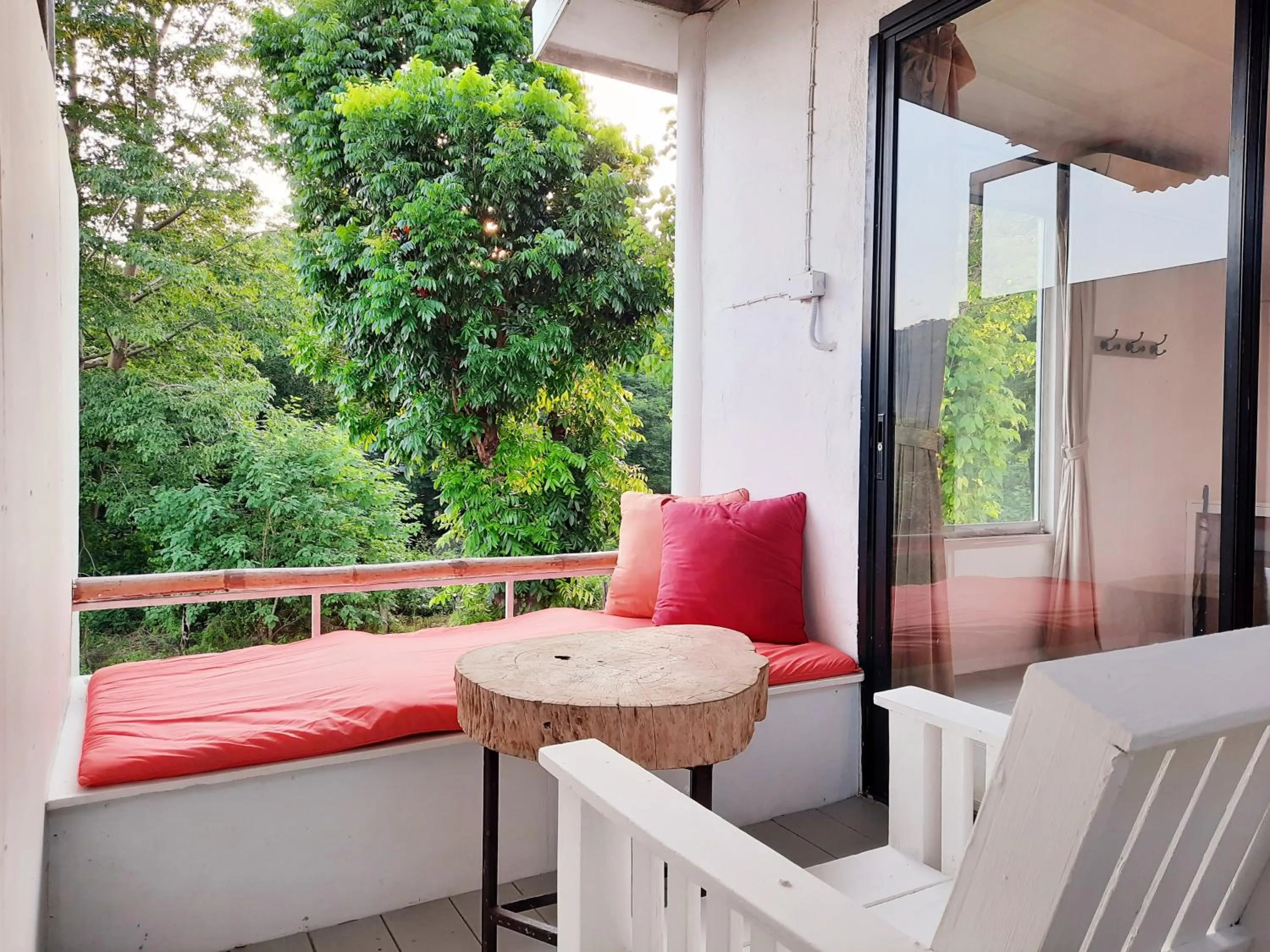 Patio in Chasorn Riverside Resort