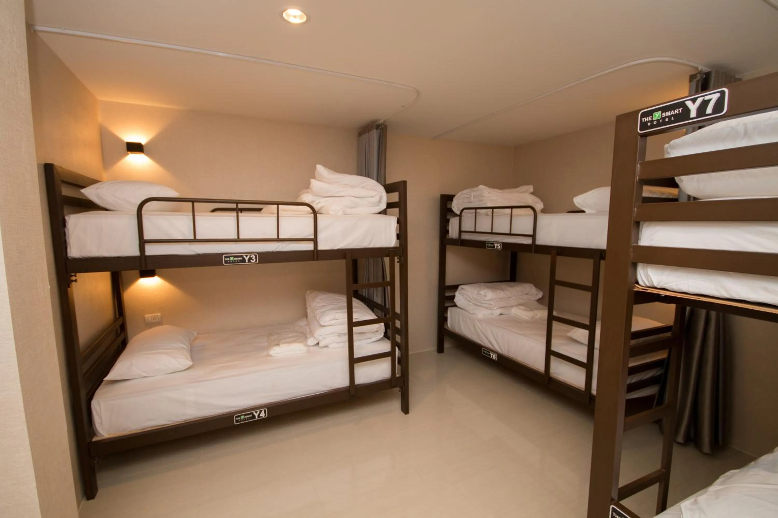 Bed in The Y Smart Hotel