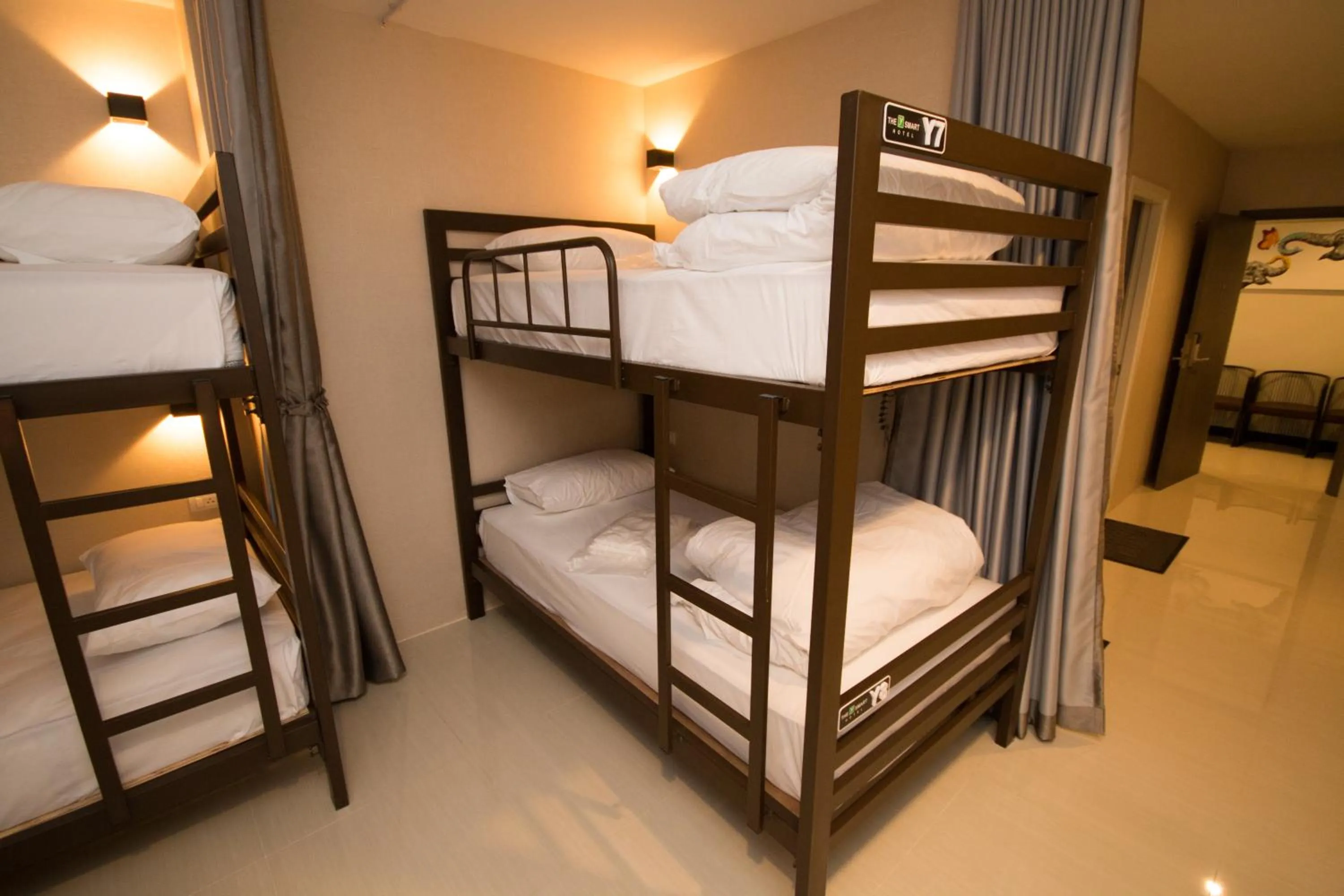 Bed in The Y Smart Hotel