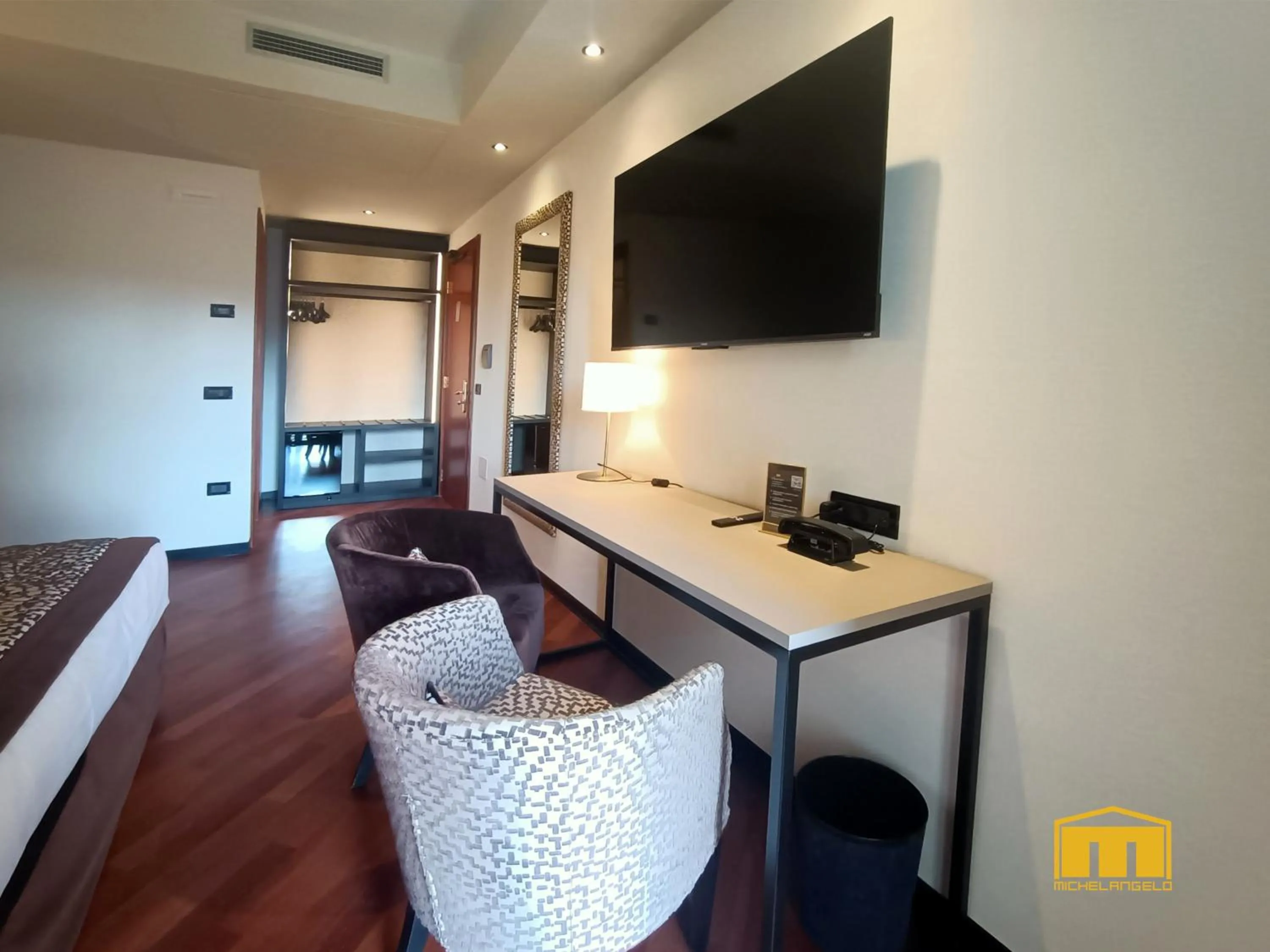 Bedroom, Bed in Hotel Michelangelo Palace & SPA