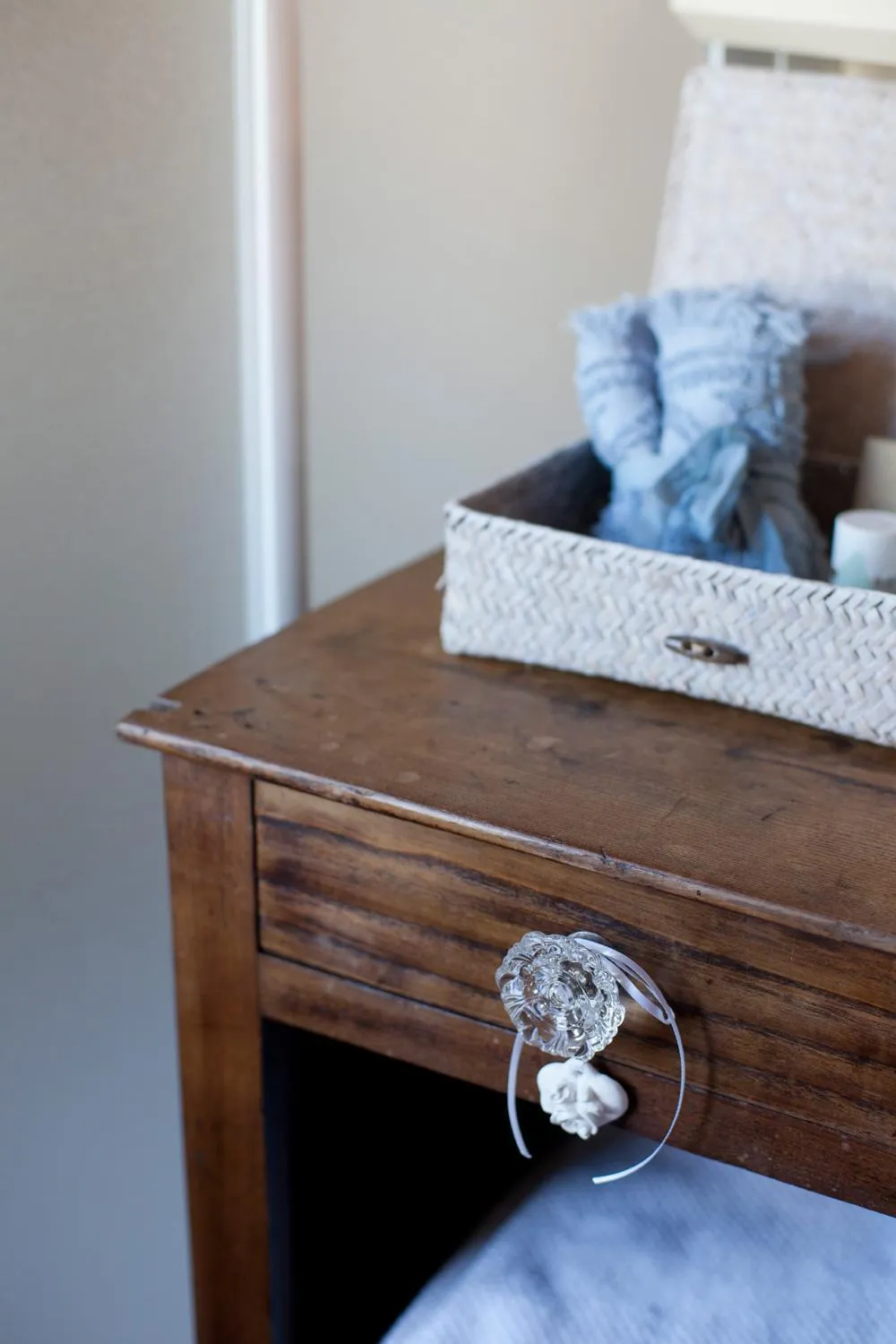 Decorative detail, Bed in Il Germano Reale