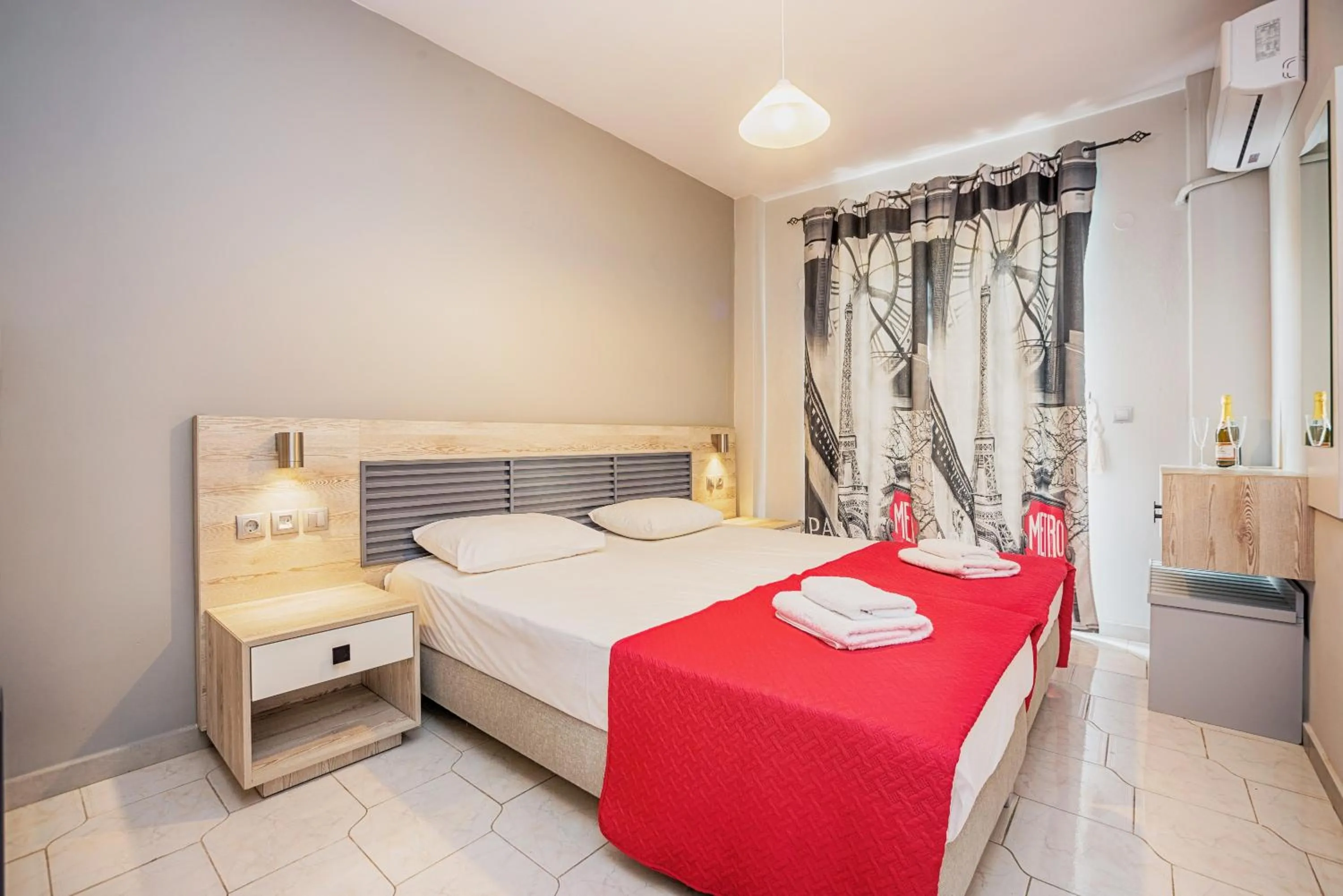 Bed in Maritina Apartments