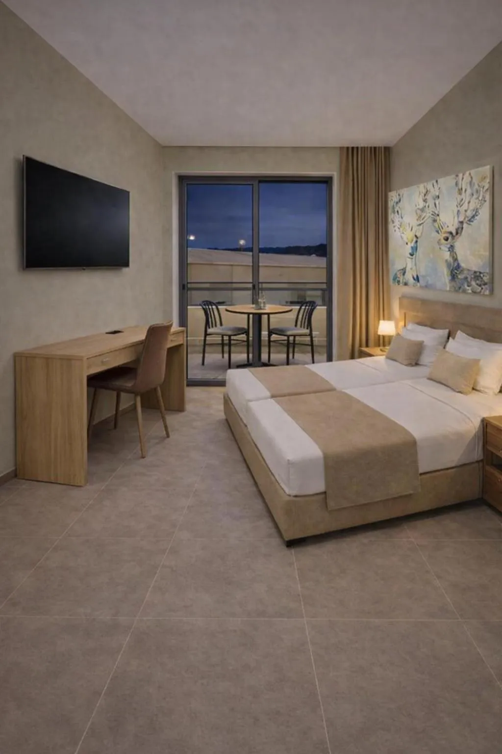 Bed in Maritina Apartments