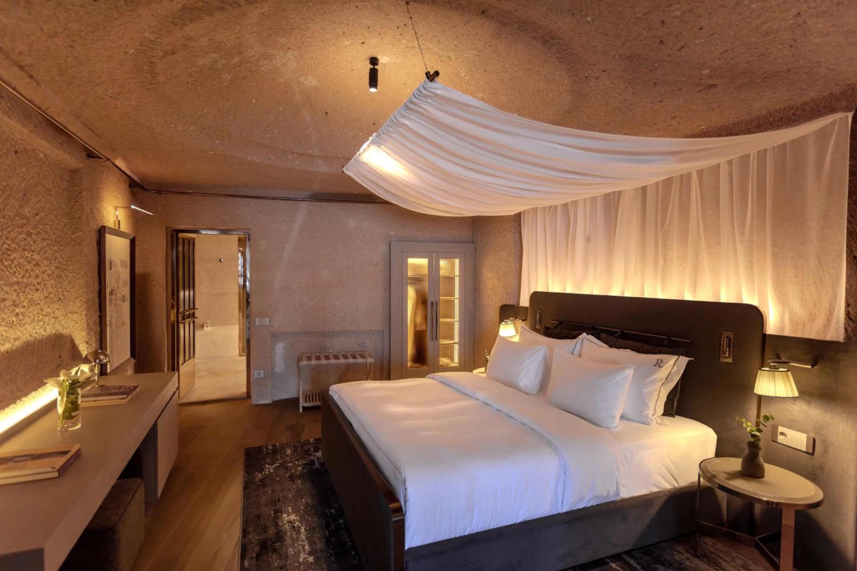 Bed in Avantgarde Refined Caves Of Cappadocia