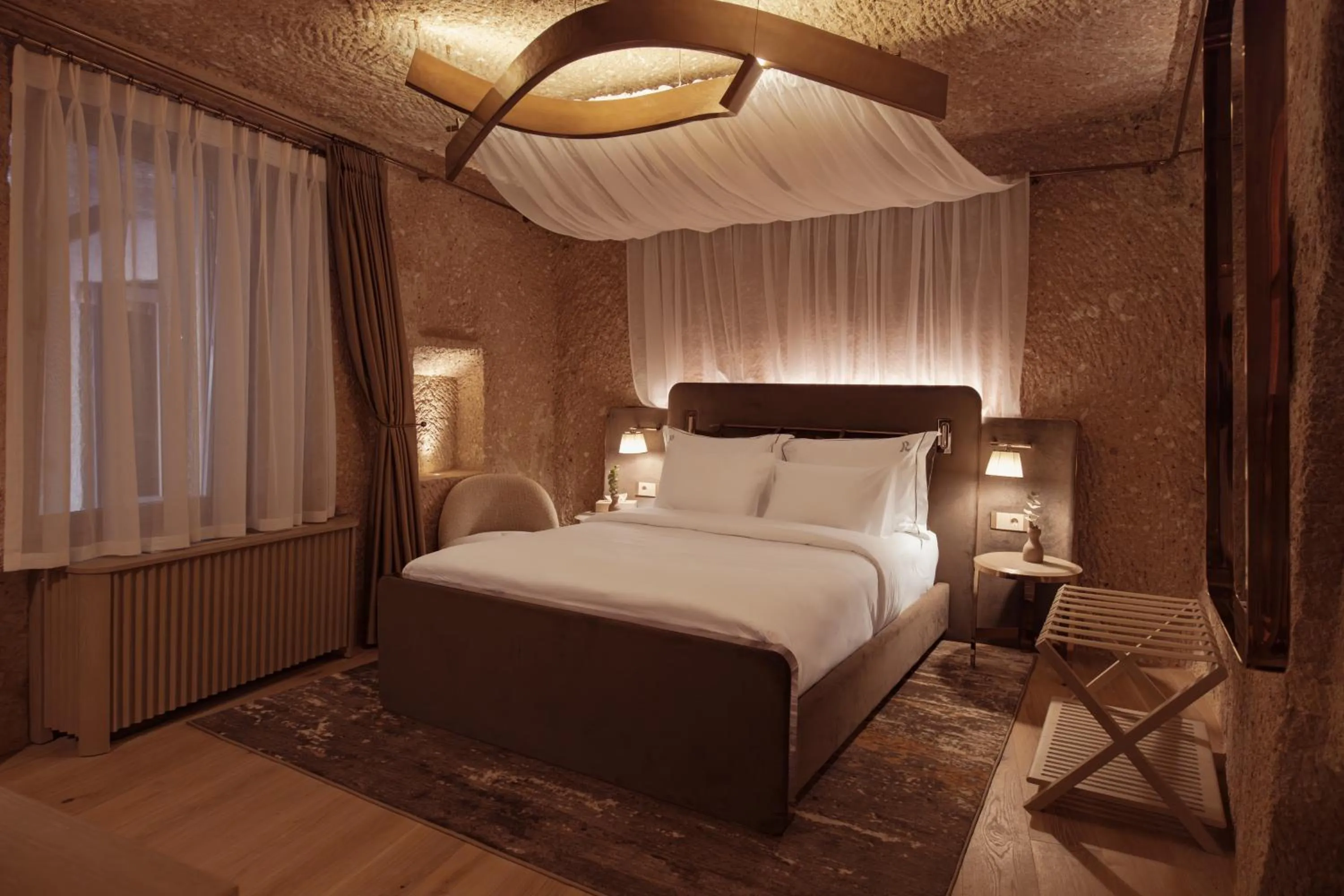 Bed in Avantgarde Refined Caves Of Cappadocia