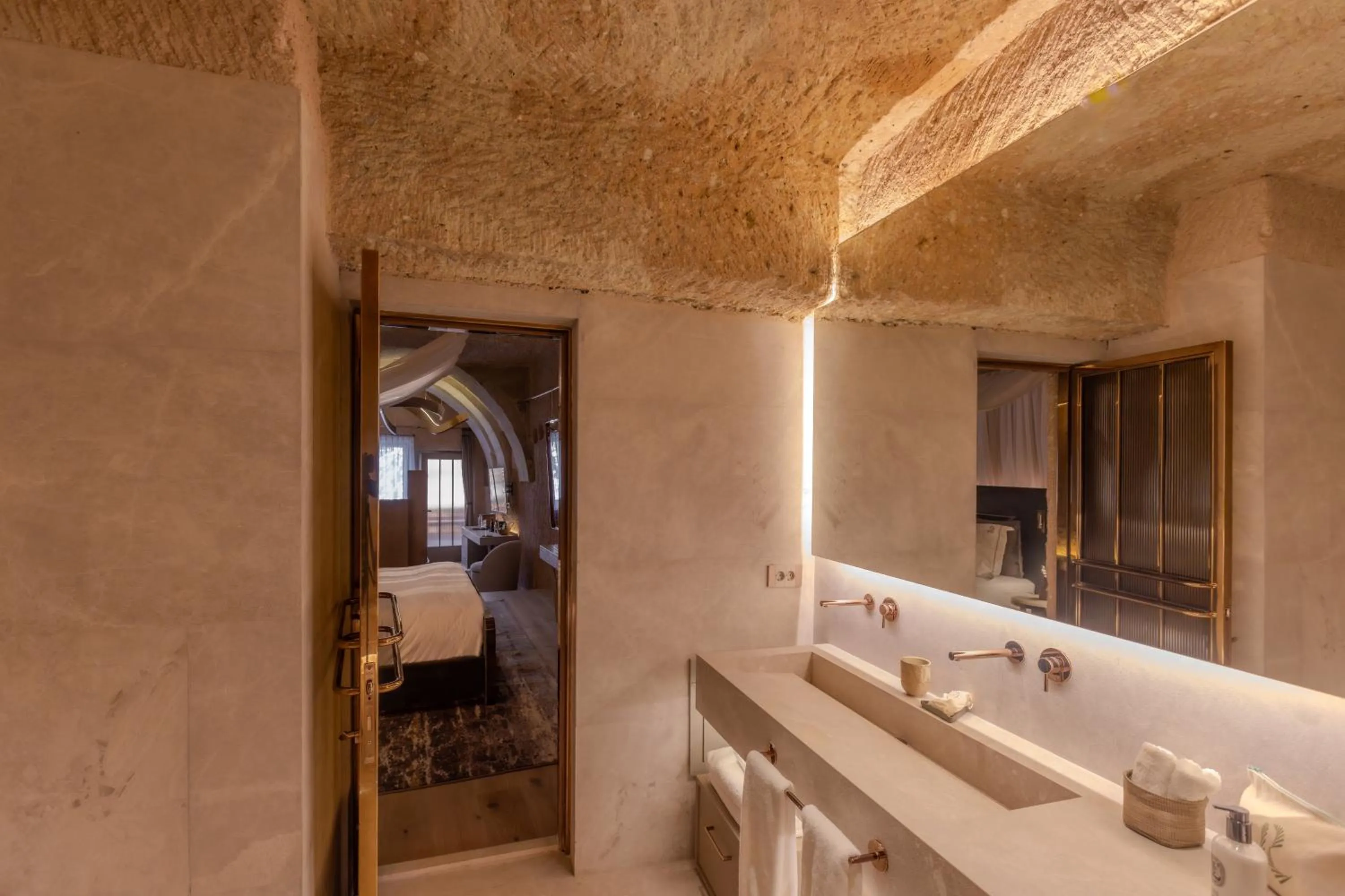 Bed in Avantgarde Refined Caves Of Cappadocia