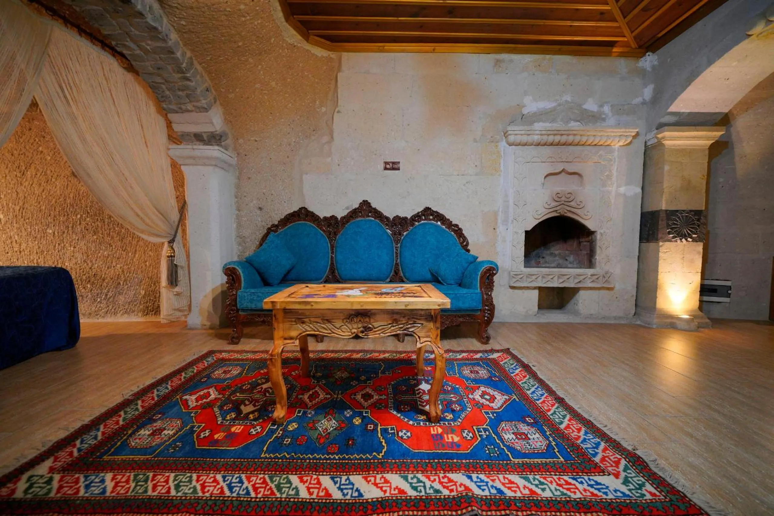 Seating area in Holiday Cave Hotel
