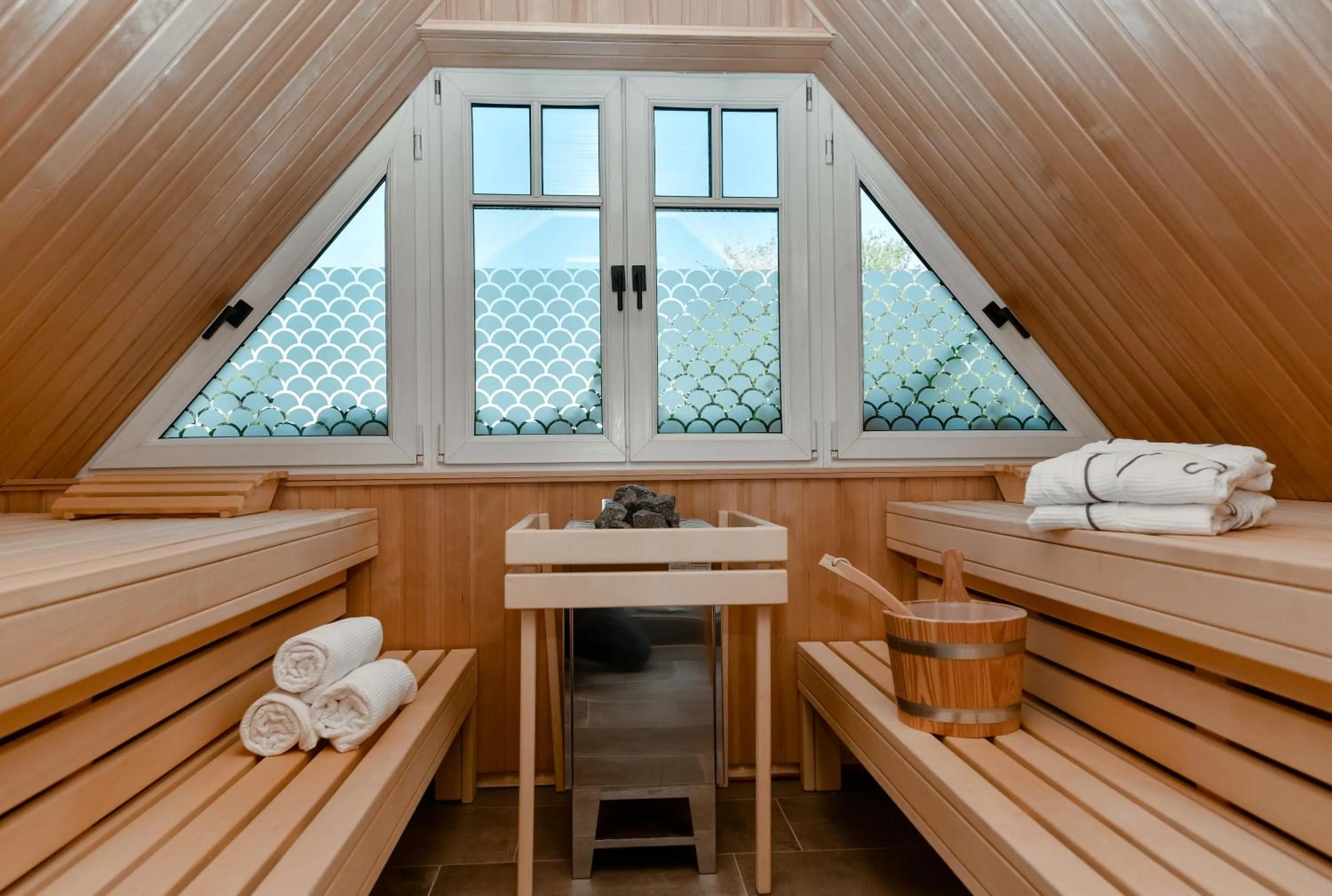 Sauna, Bed in Jaumann's Südwind Sylt