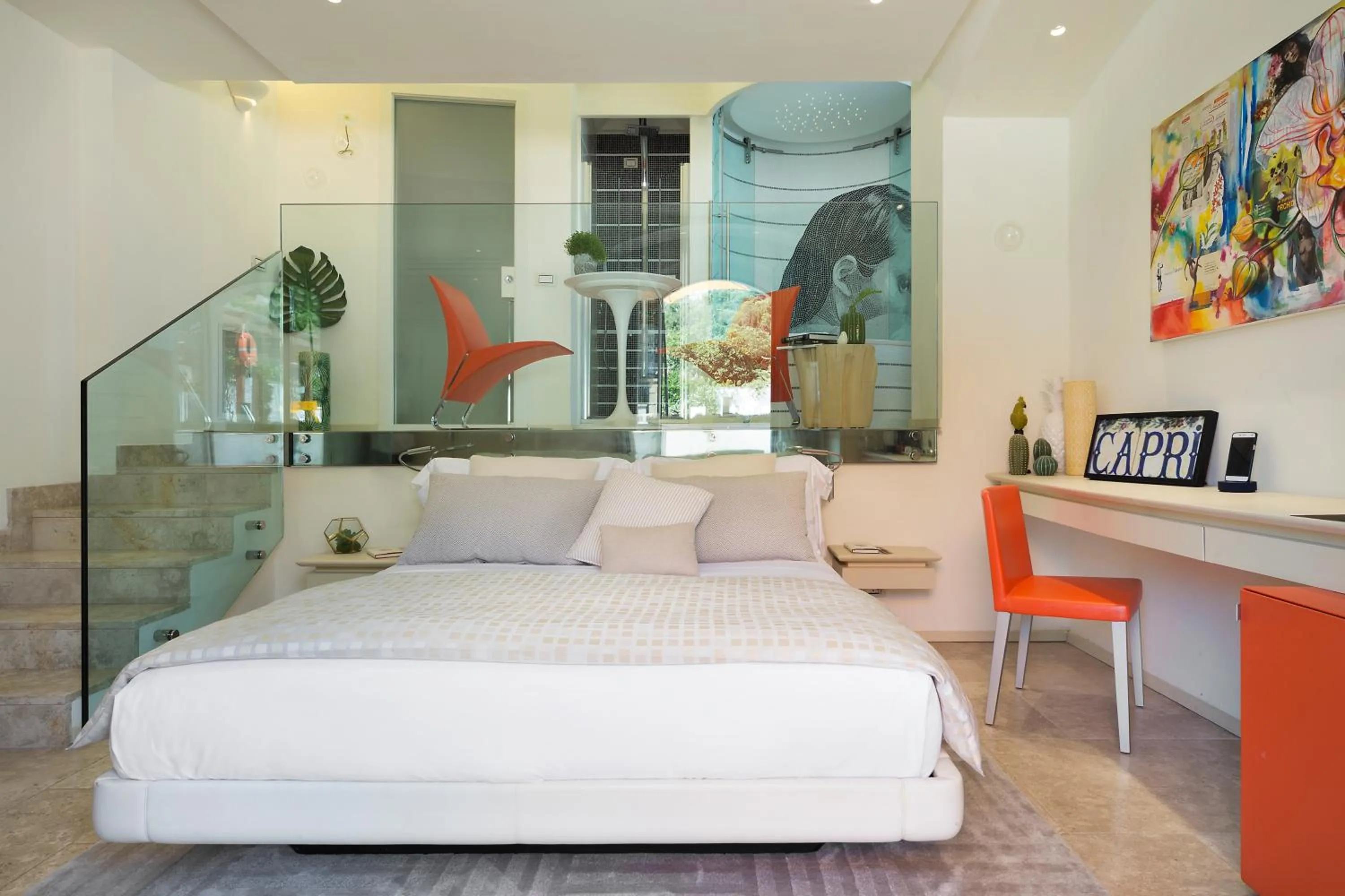 Photo of the whole room in Hotel Villa Blu Capri