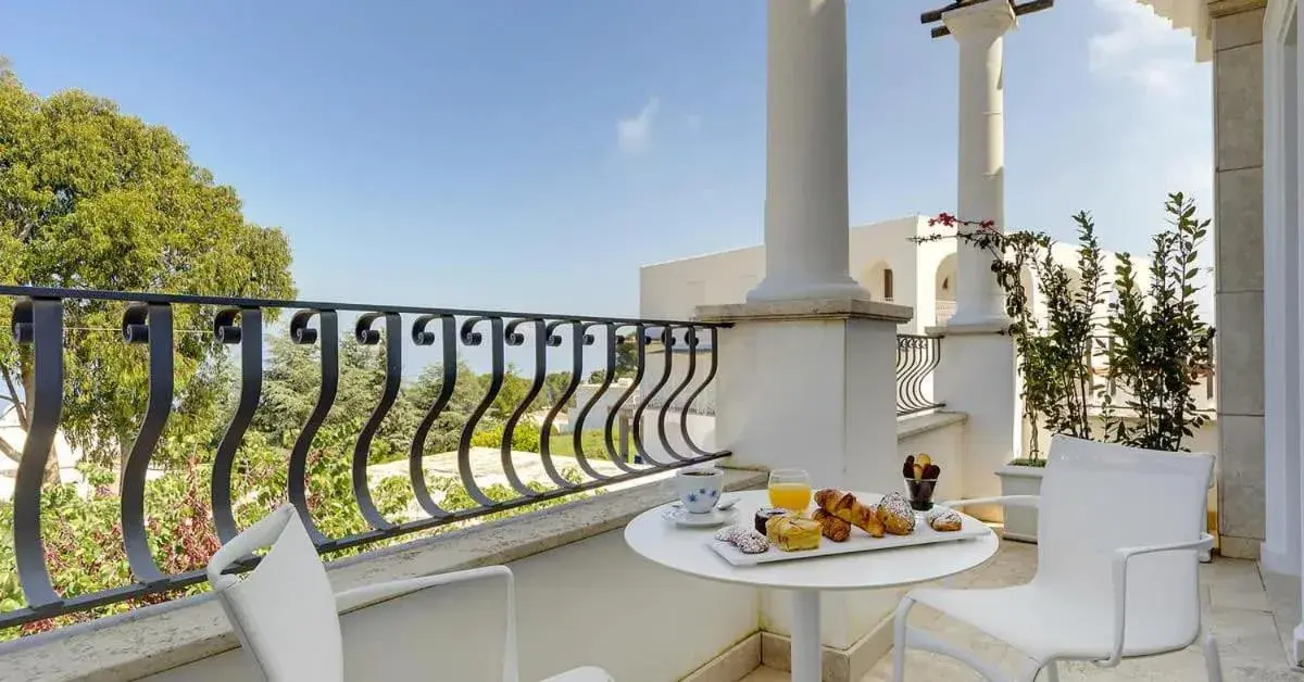 Premium Room with Terrace and Sea View in Hotel Villa Blu Capri Premium Room with Terrace and Sea View in Hotel Villa Blu Capri