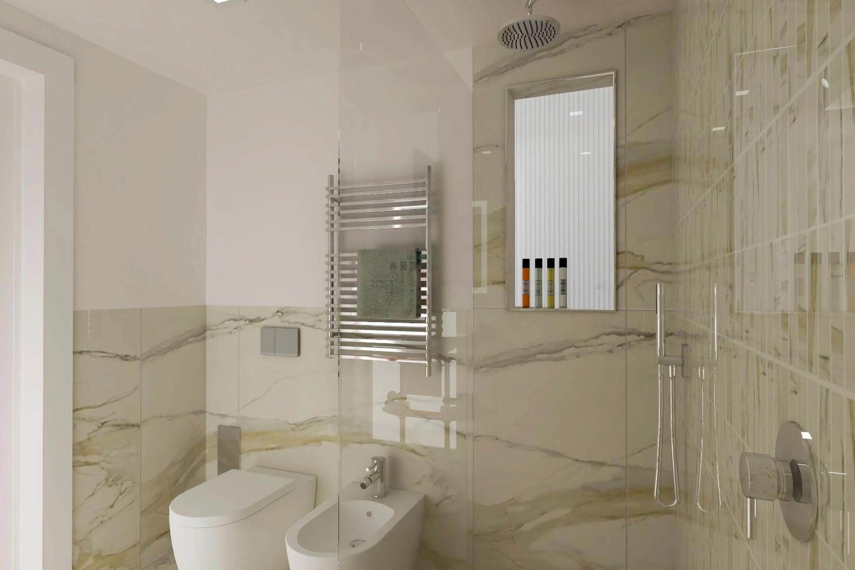 Bathroom in Hotel Villa Blu Capri