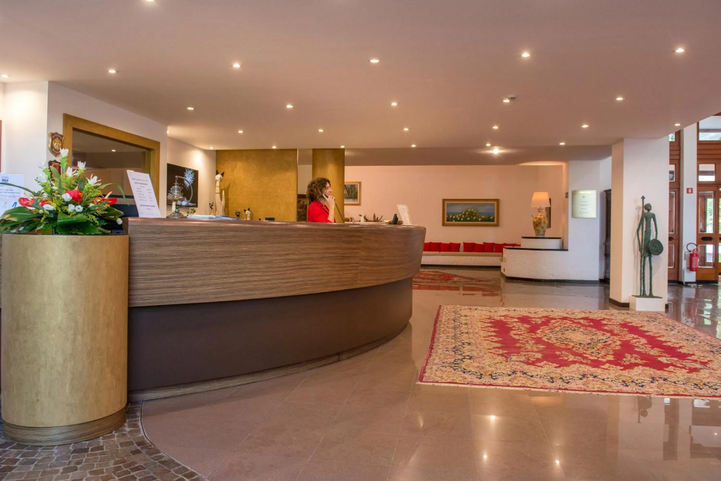 Lobby or reception in Pizzomunno Vieste Palace Hotel