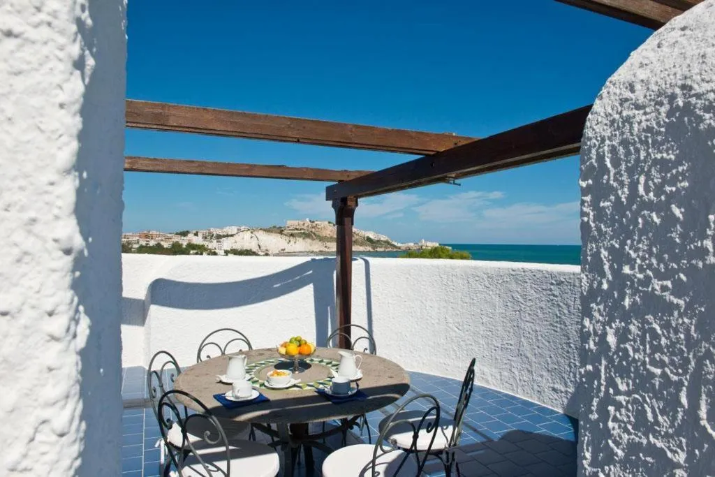 Balcony/Terrace in Pizzomunno Vieste Palace Hotel