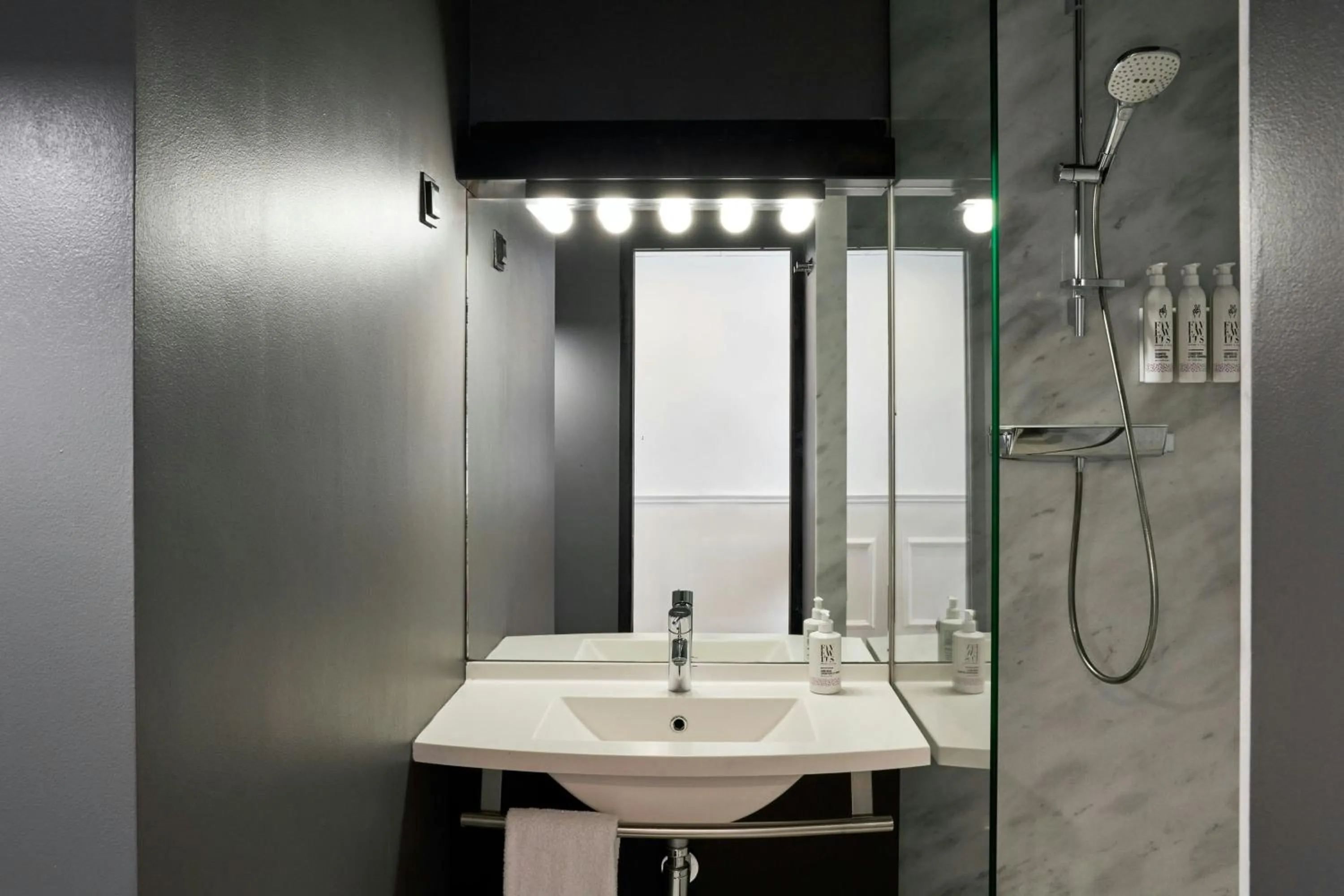 Bathroom in Moxy Paris La Villette