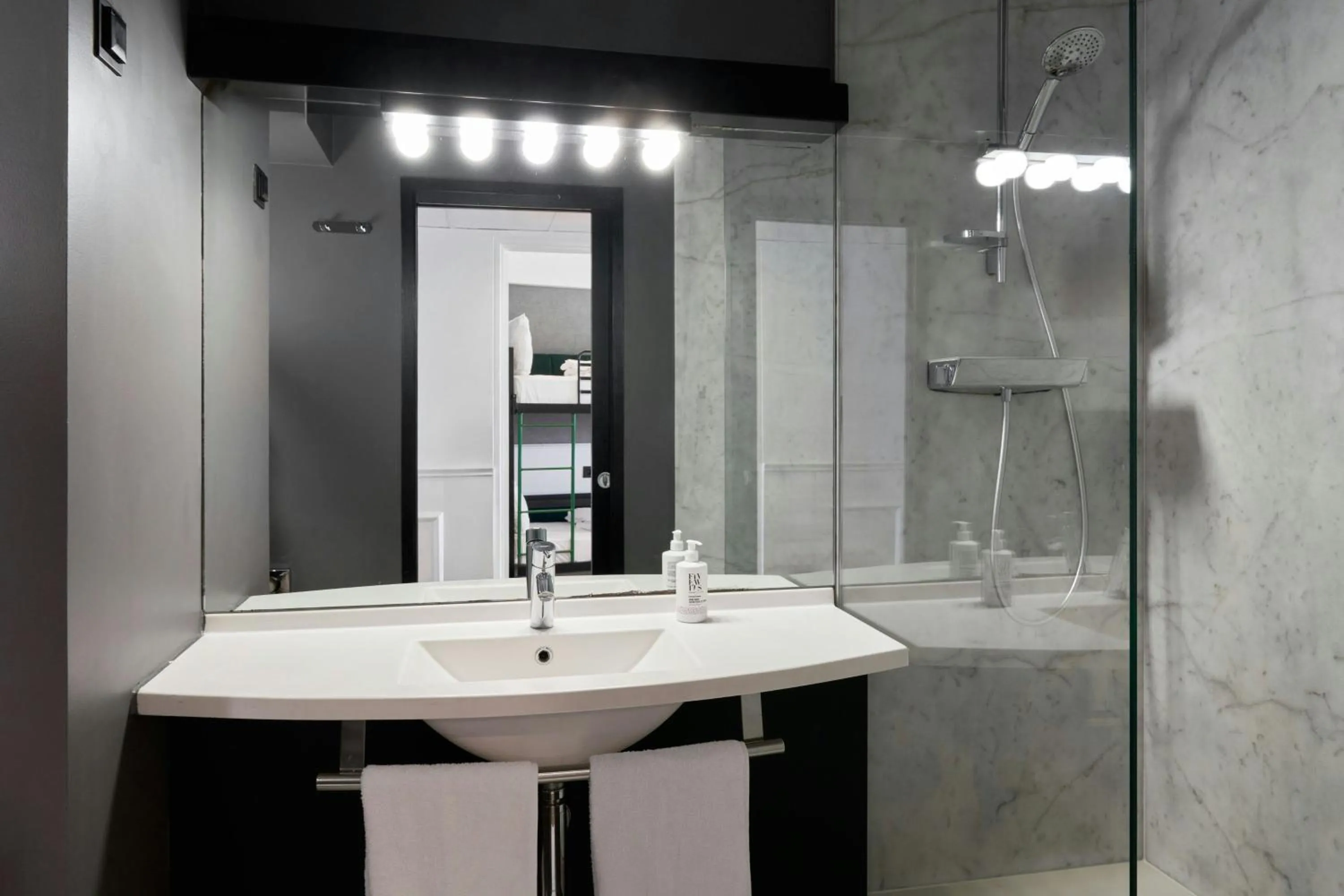 Bathroom in Moxy Paris La Villette
