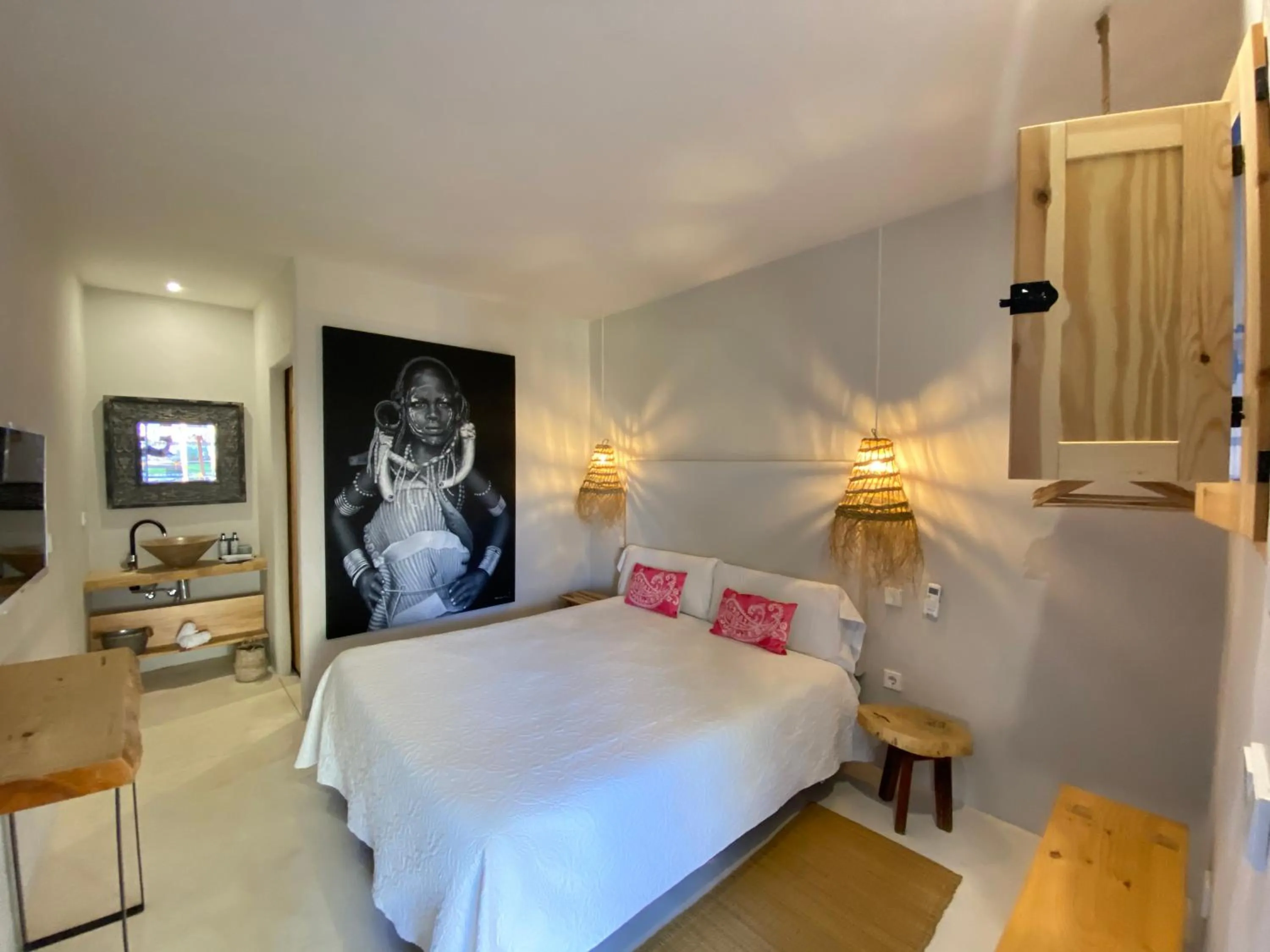 Bed in Boho Suites Denia