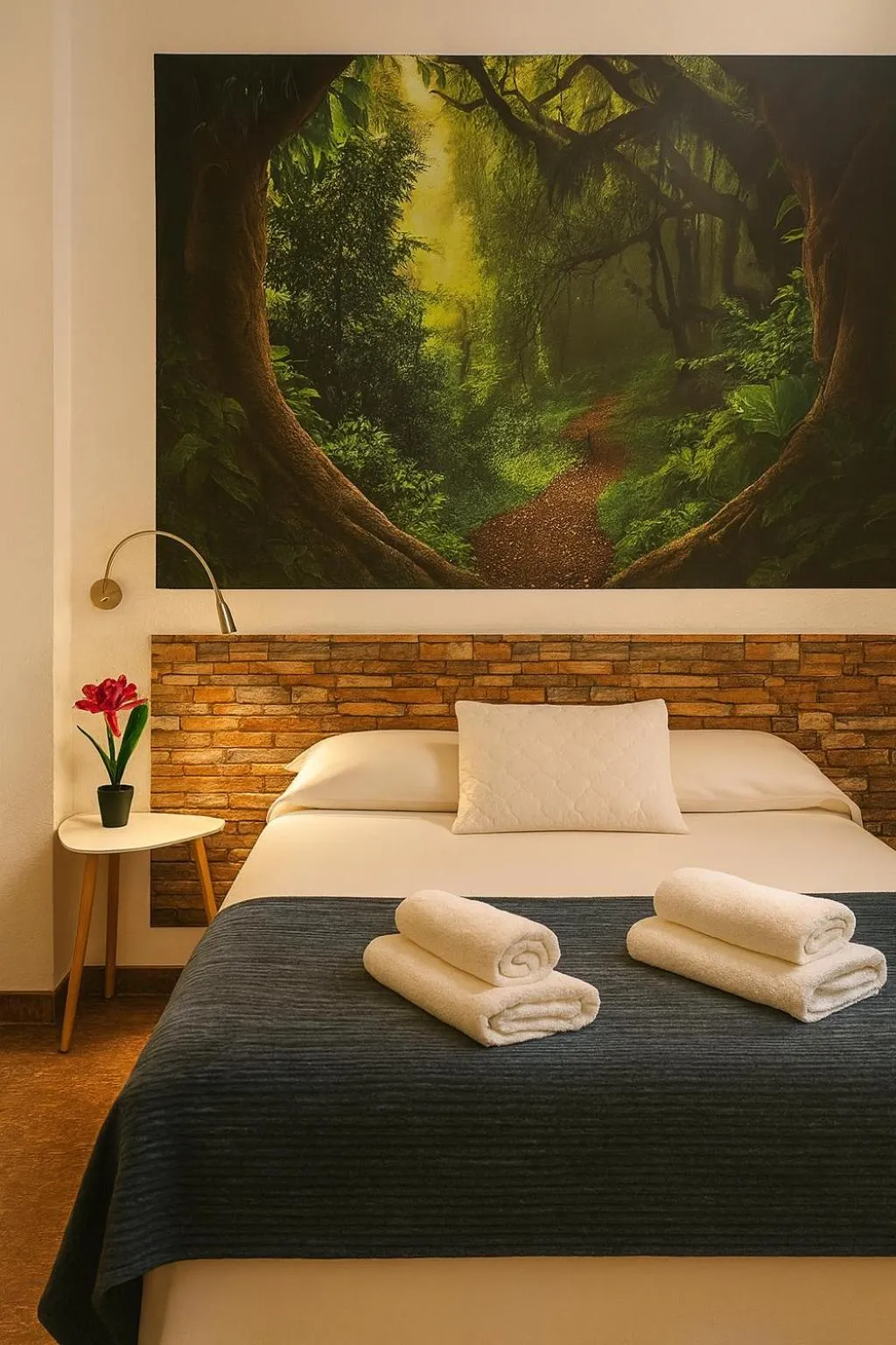 Bedroom, Bed in Hotel Al-Ándalus Peal, en Cazorla Comarca