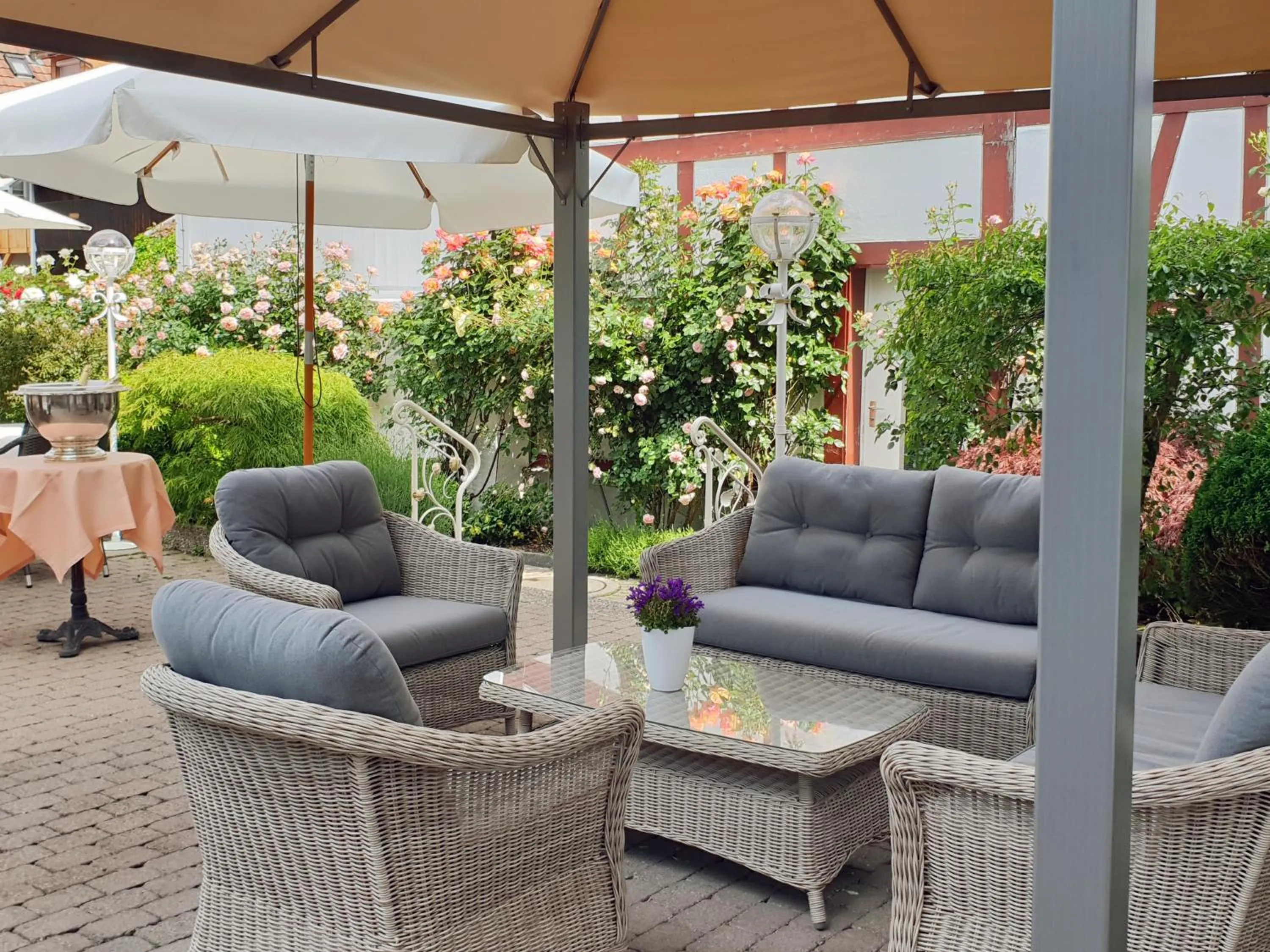 Patio in Hotel zur Post