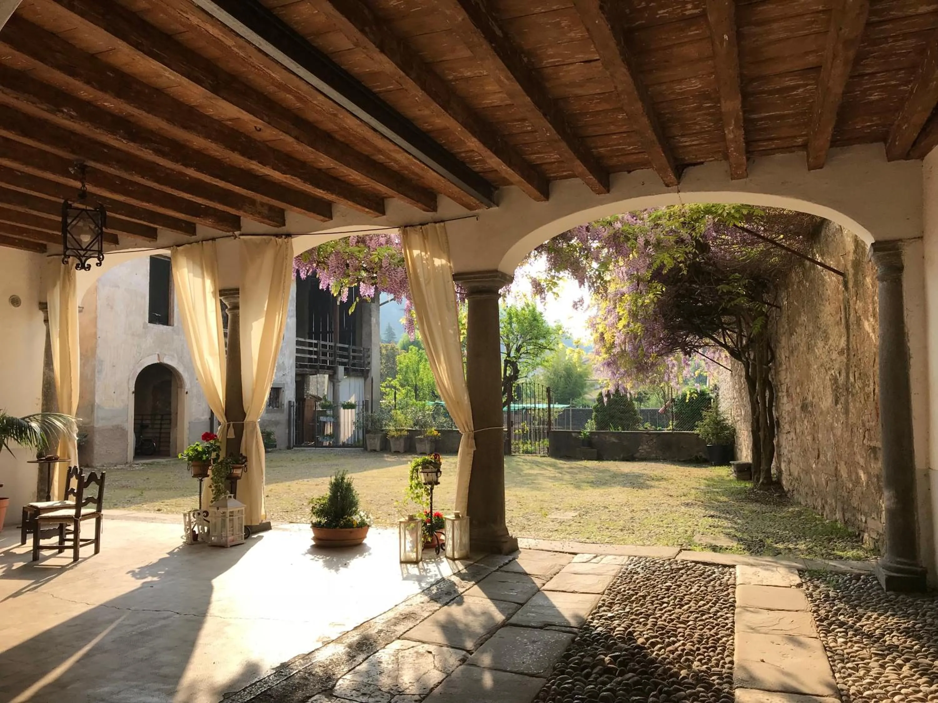 Patio in B&B Corte Seguini