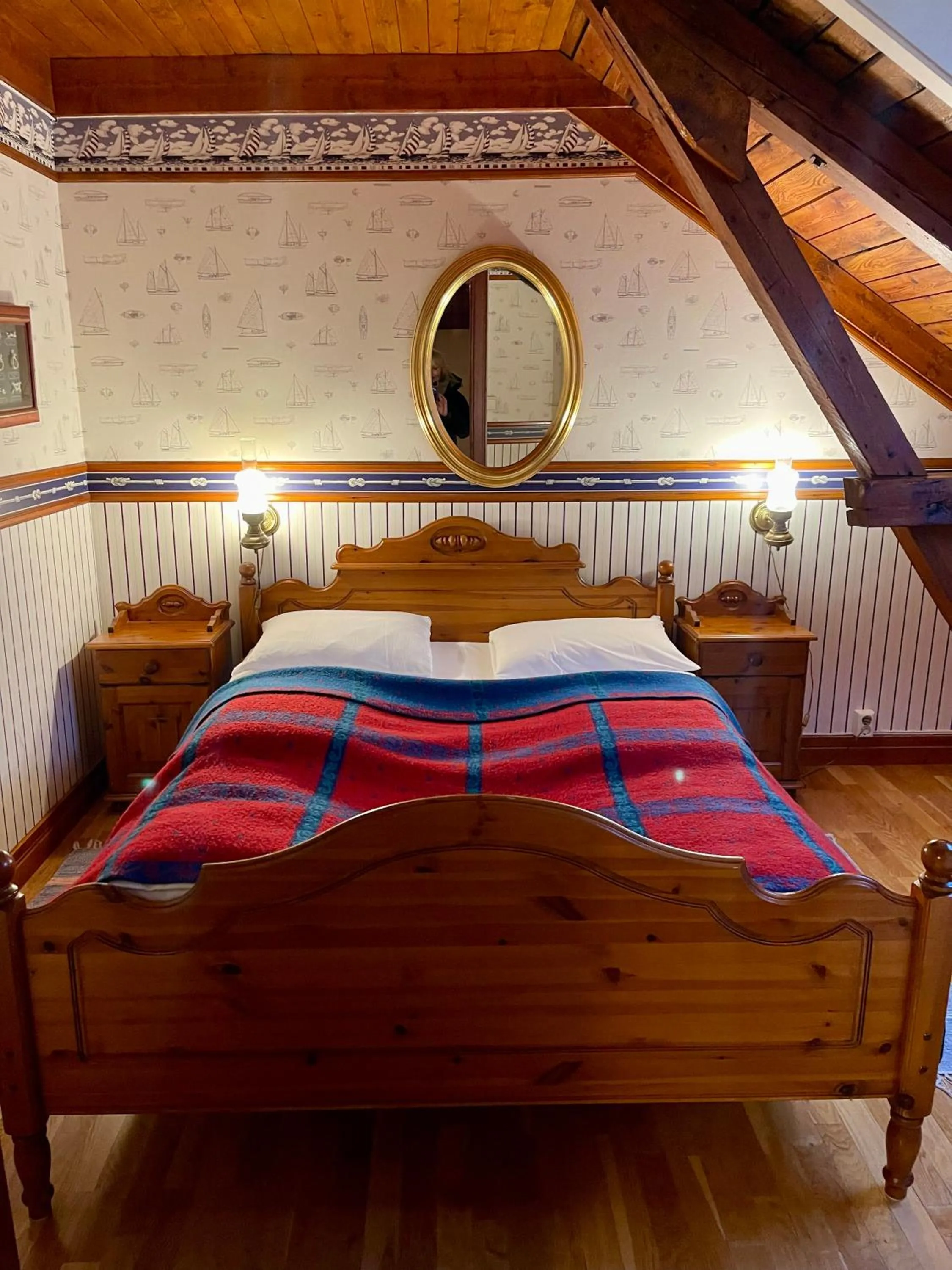 Bedroom, Bed in Anker Brygge