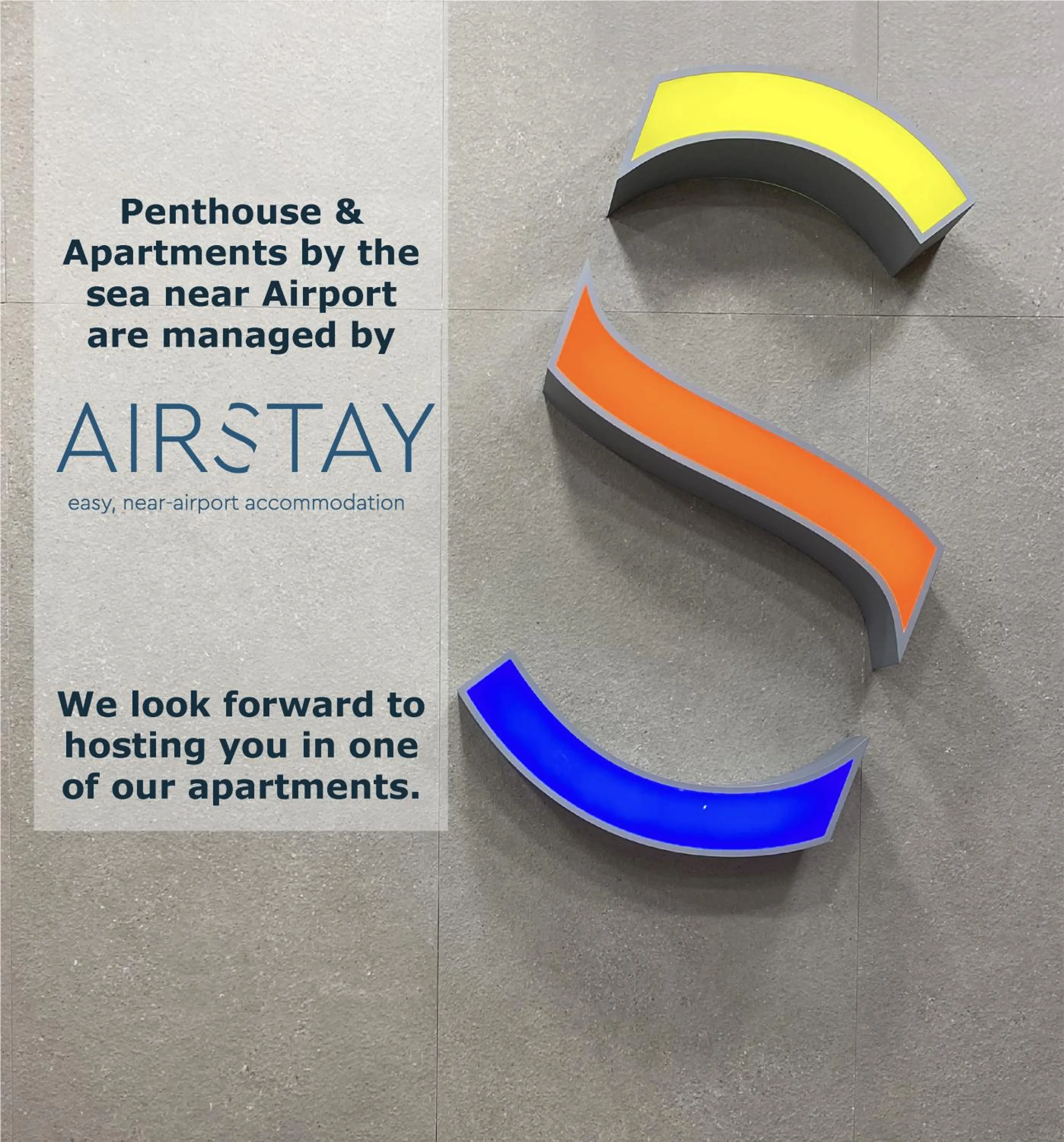 Logo/Certificate/Sign in Penthouse & apartments by the Sea airport Airstay