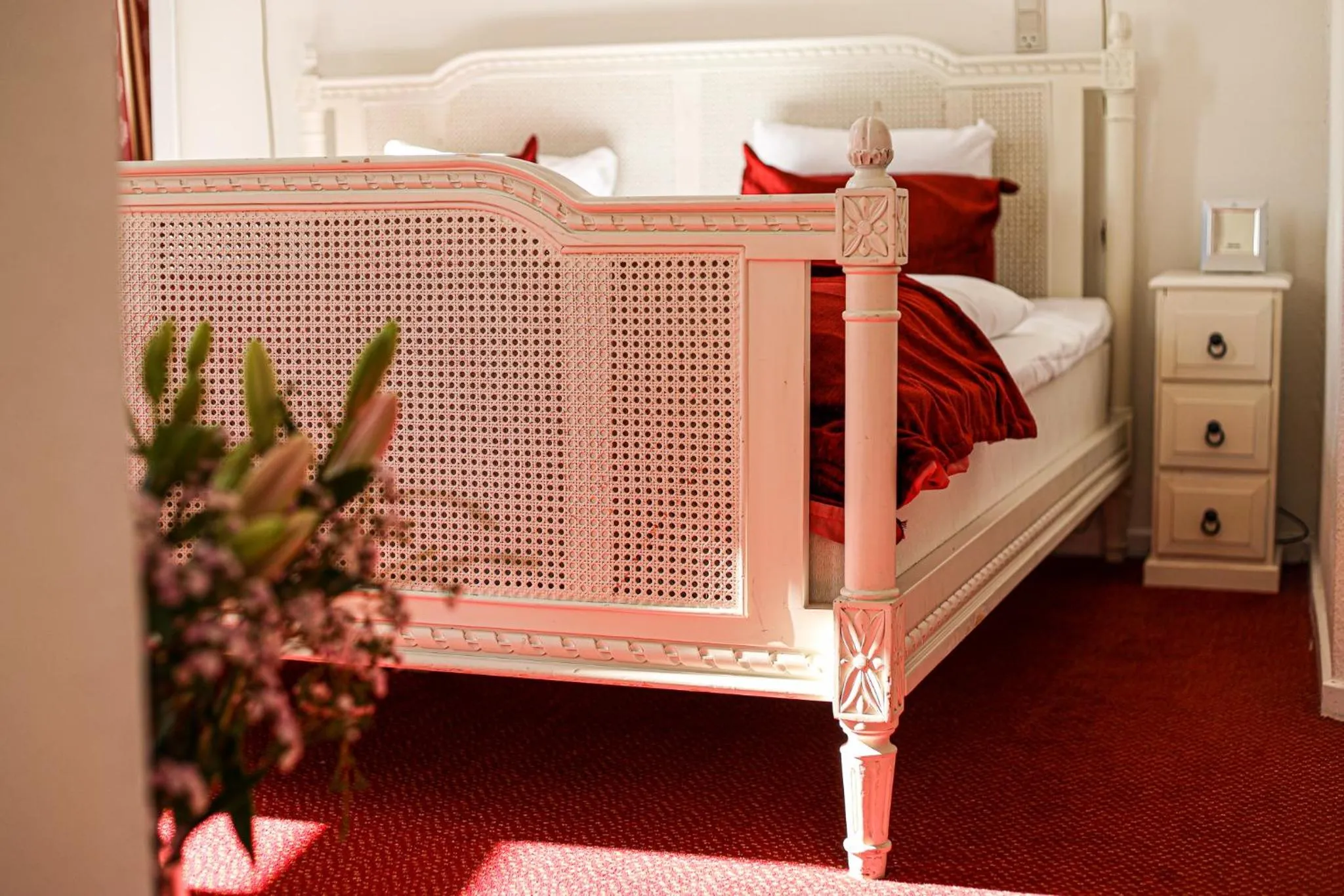 Bedroom, Bed in Hotel Ærø