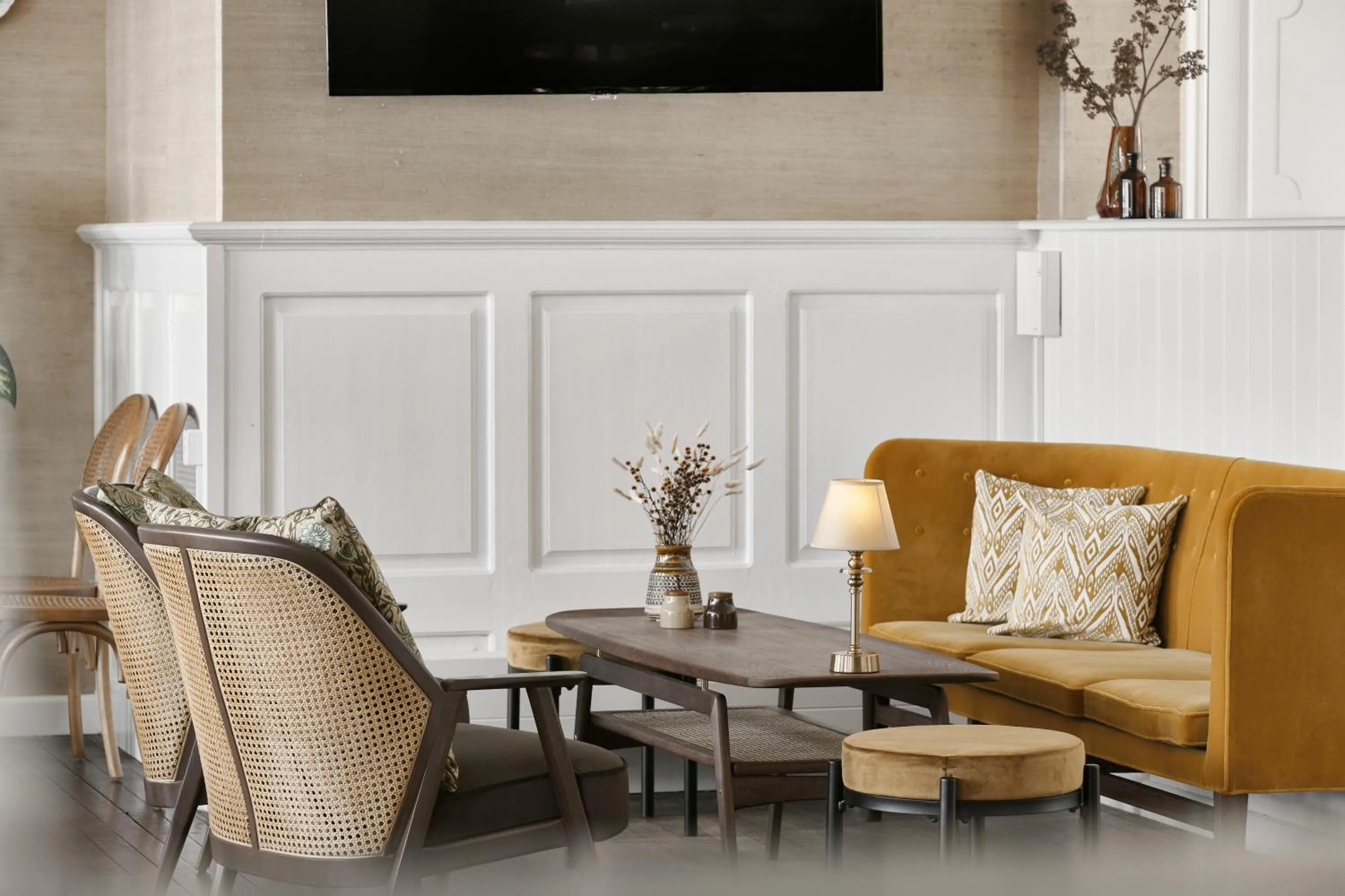 Lobby or reception in Hotel Ærø