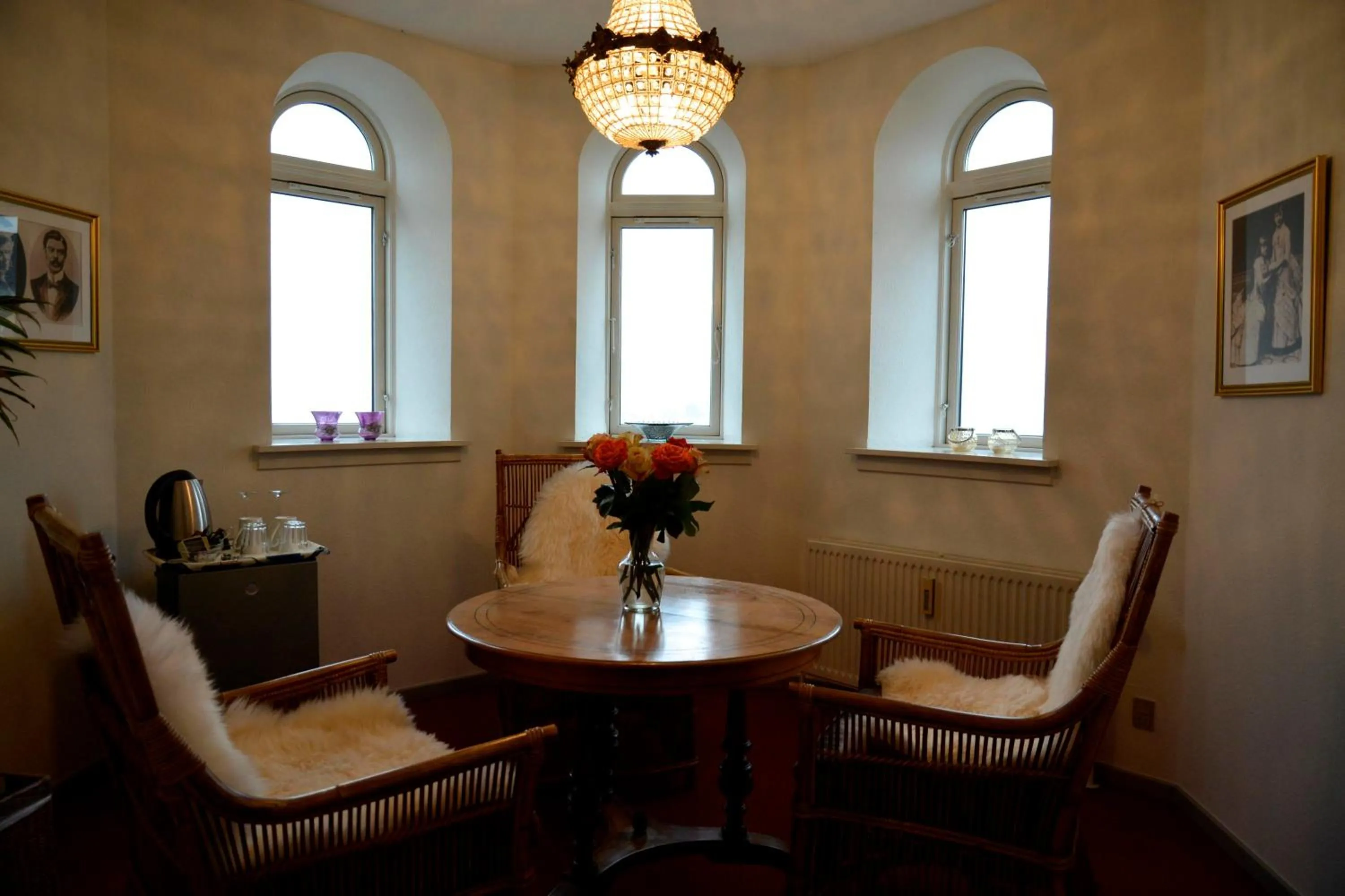 Seating area in Hotel Ærø