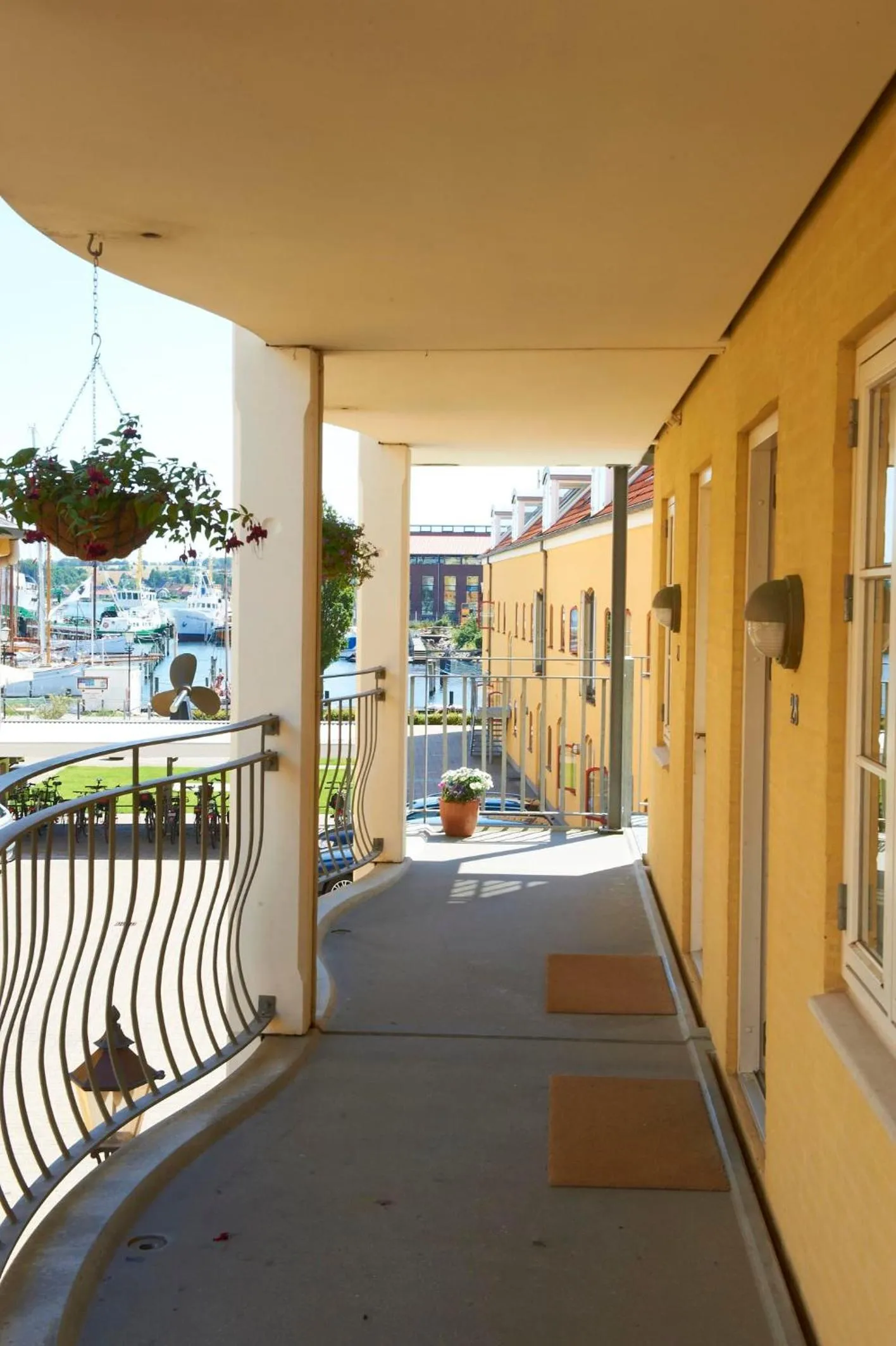 Balcony/Terrace in Hotel Ærø