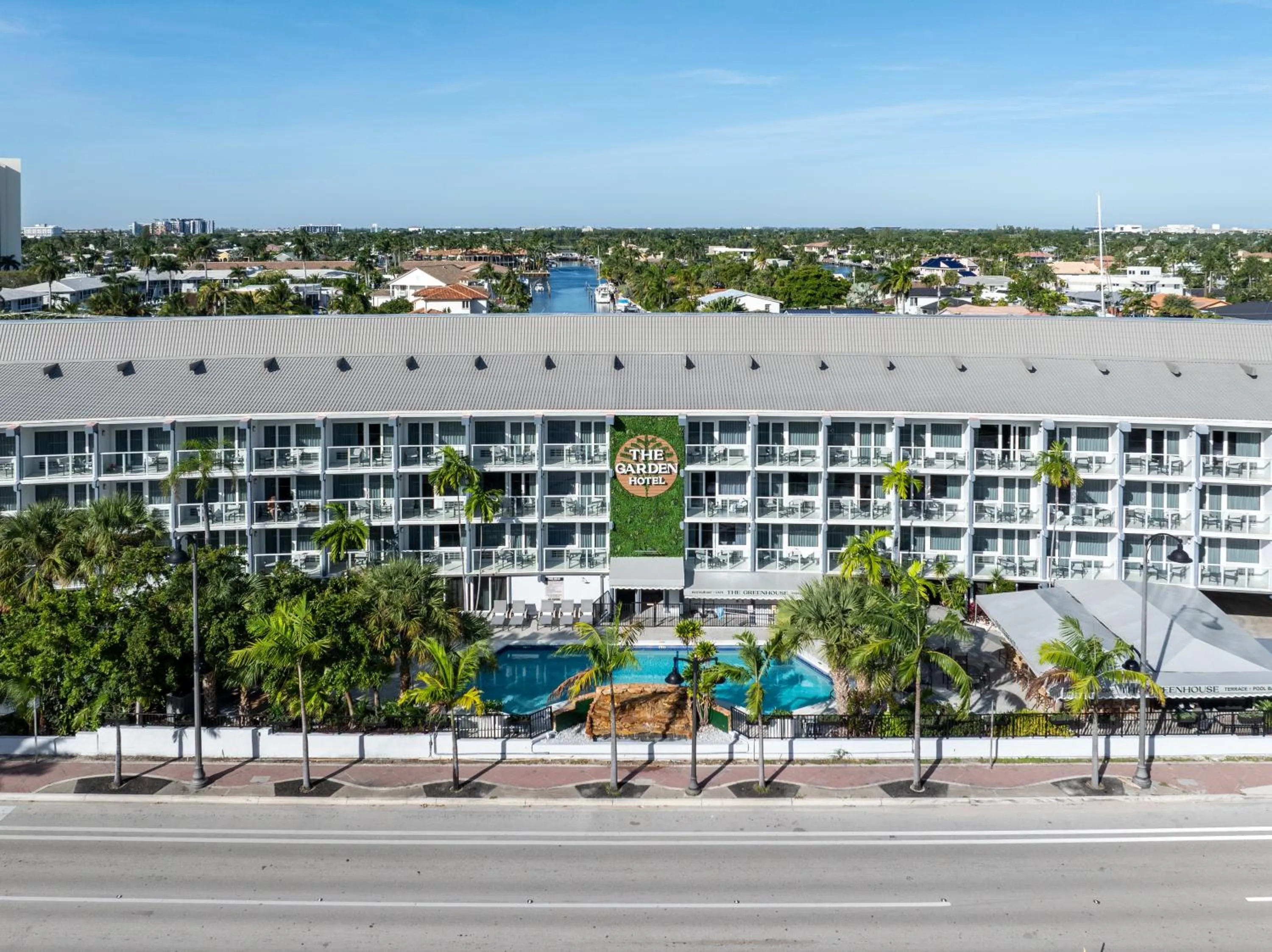 Property building in The Garden Hotel & Resort