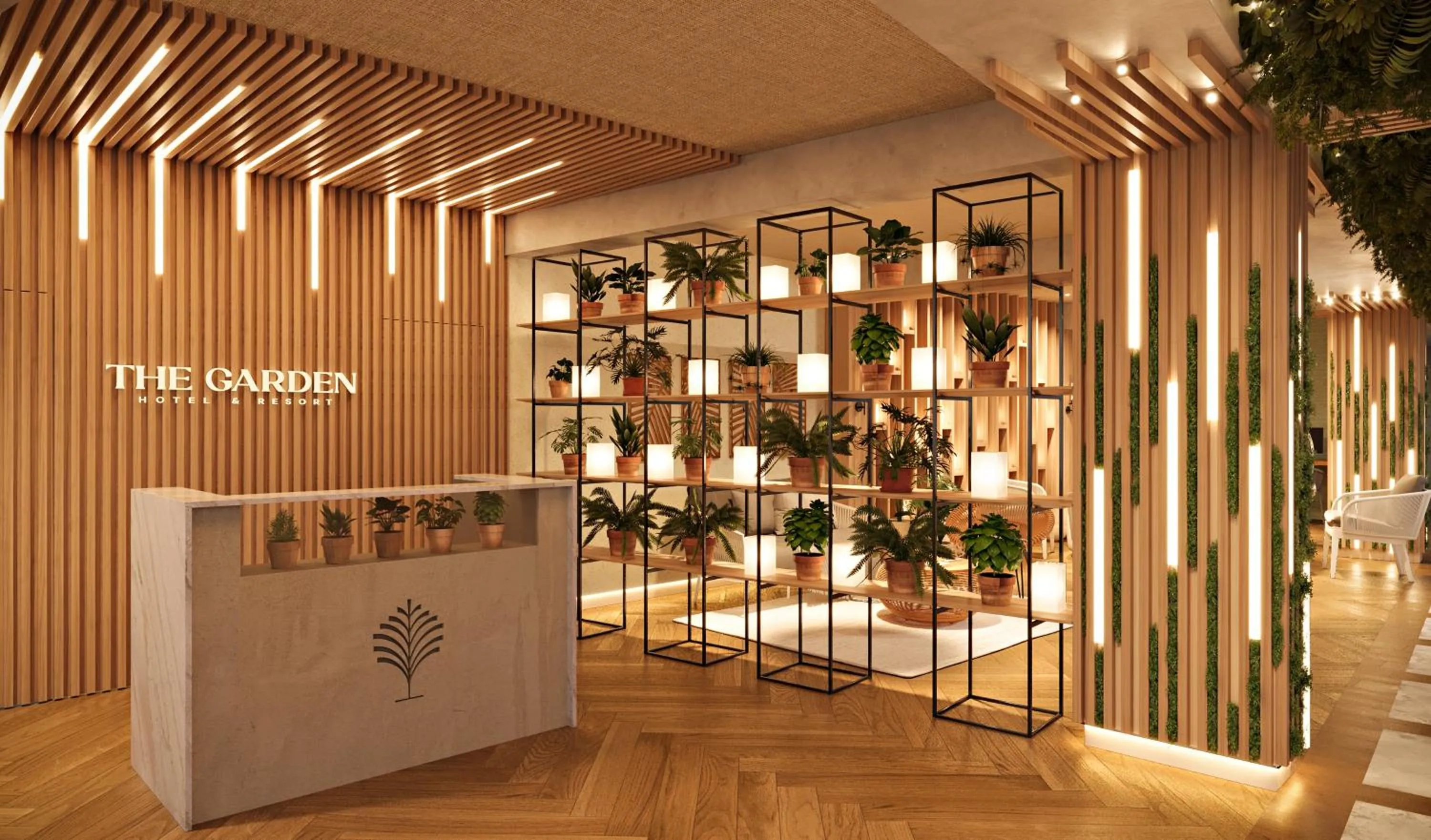 Lobby or reception in The Garden Hotel & Resort