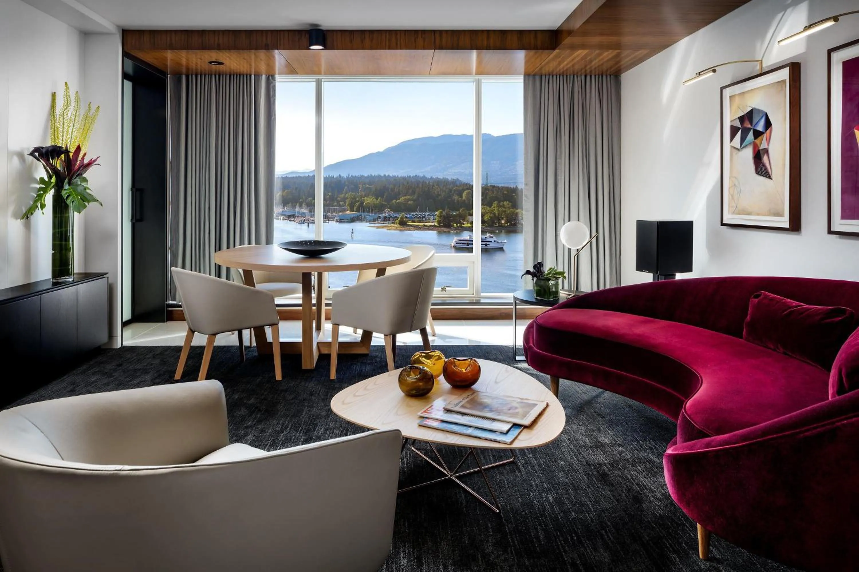 Living room in Fairmont Pacific Rim