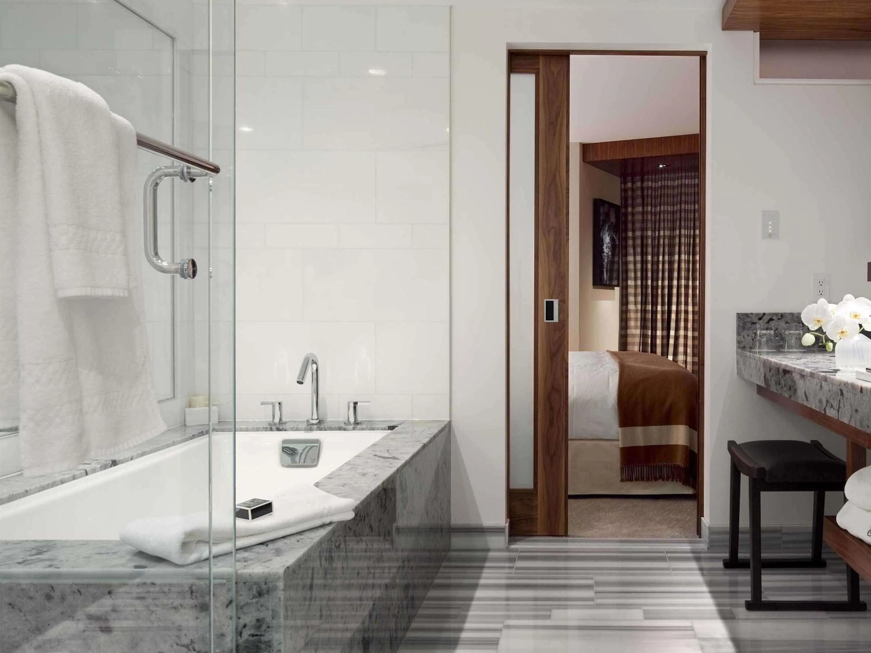 Bedroom in Fairmont Pacific Rim