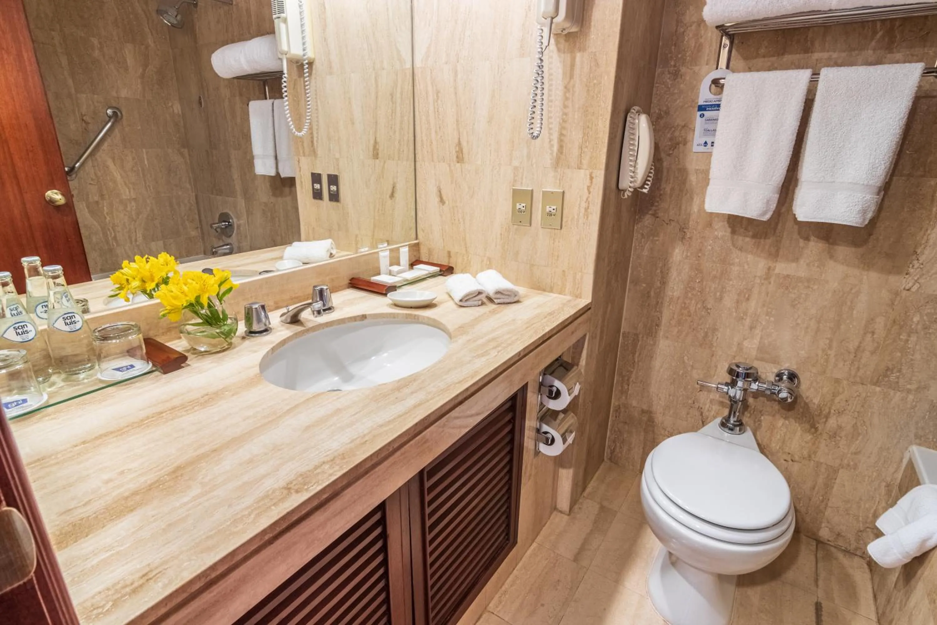 Shower in GHL Hotel Lago Titicaca