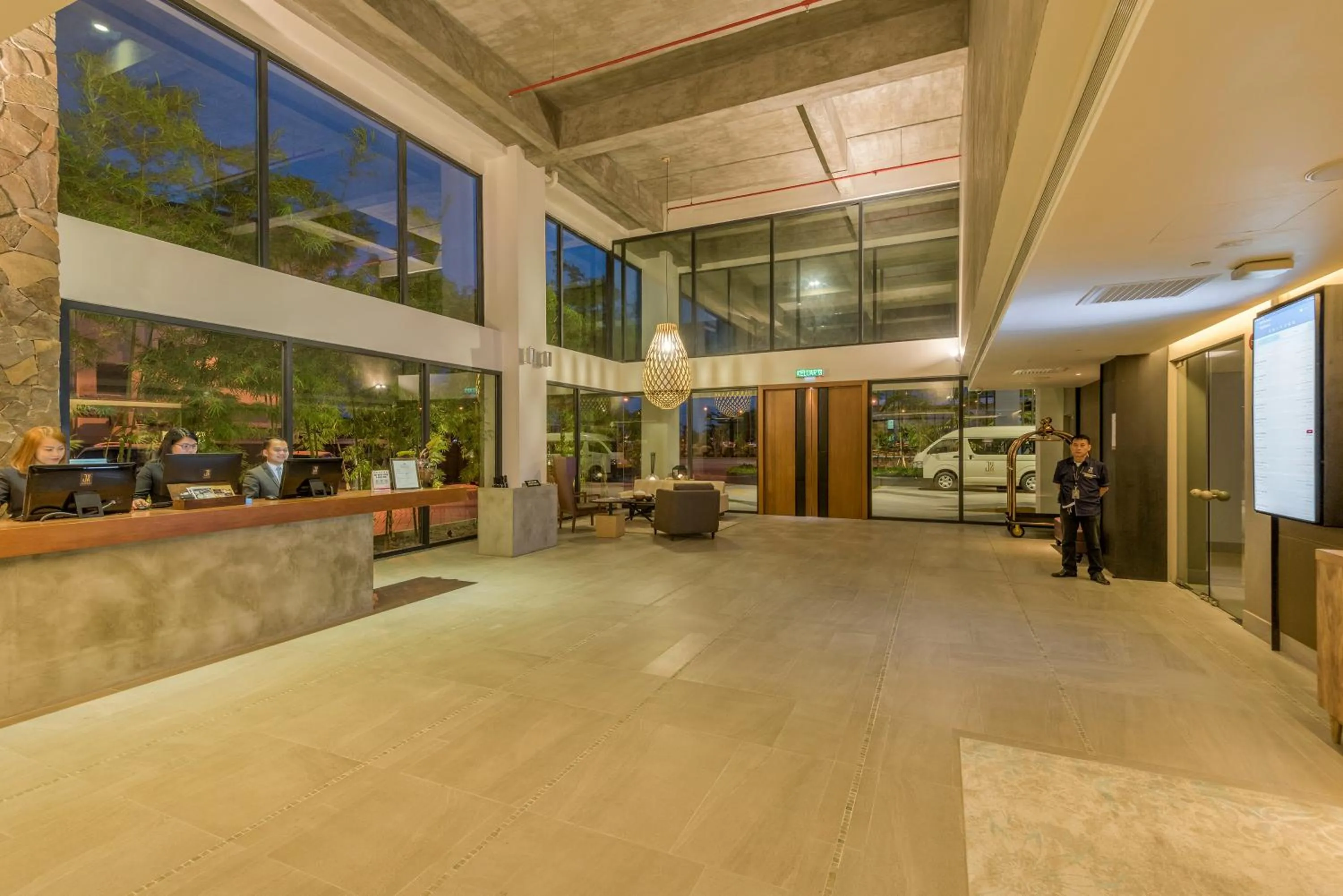 Lobby or reception in Jinhold Hotel & Serviced Apartment