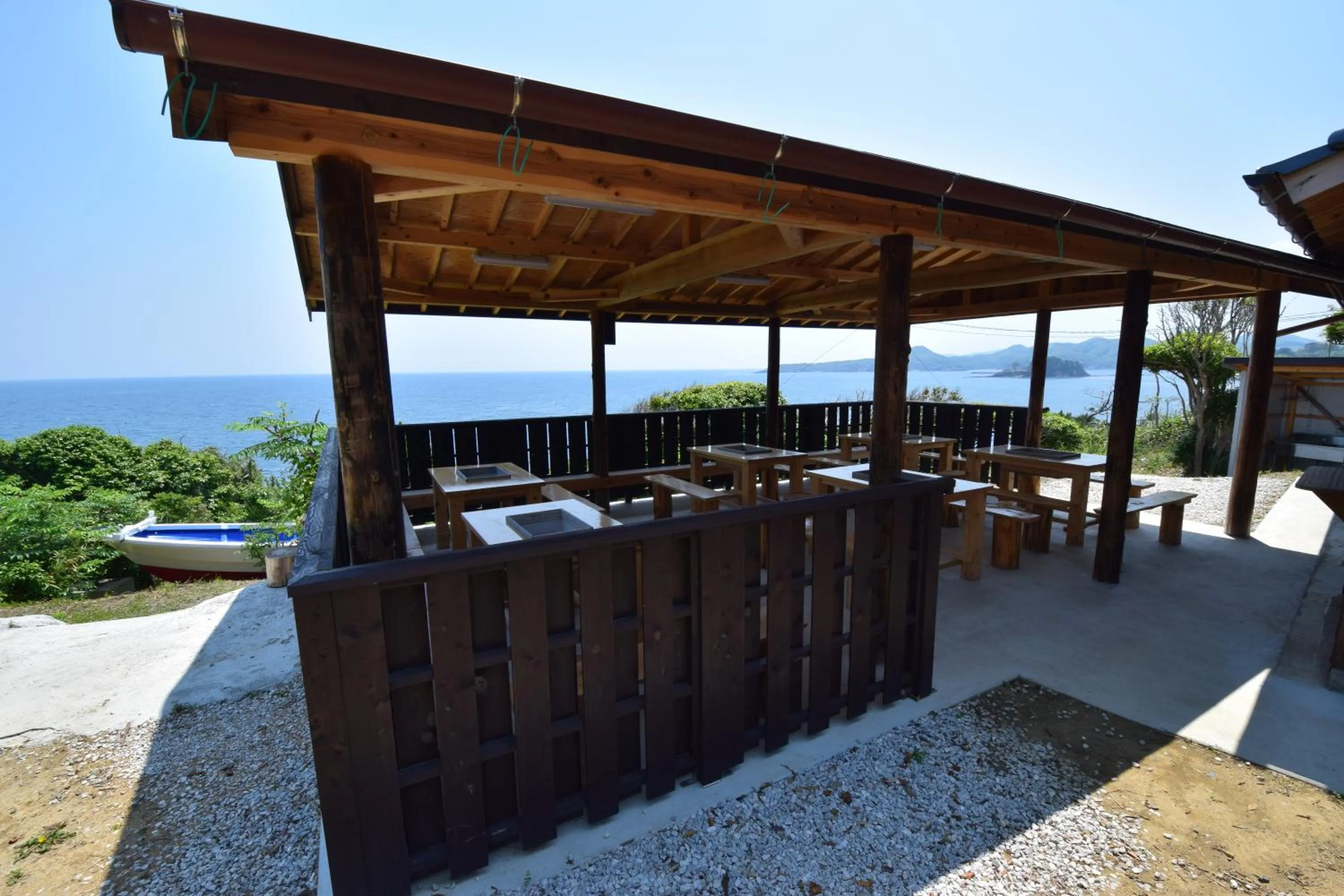 BBQ facilities in Minshuku Nishidomari