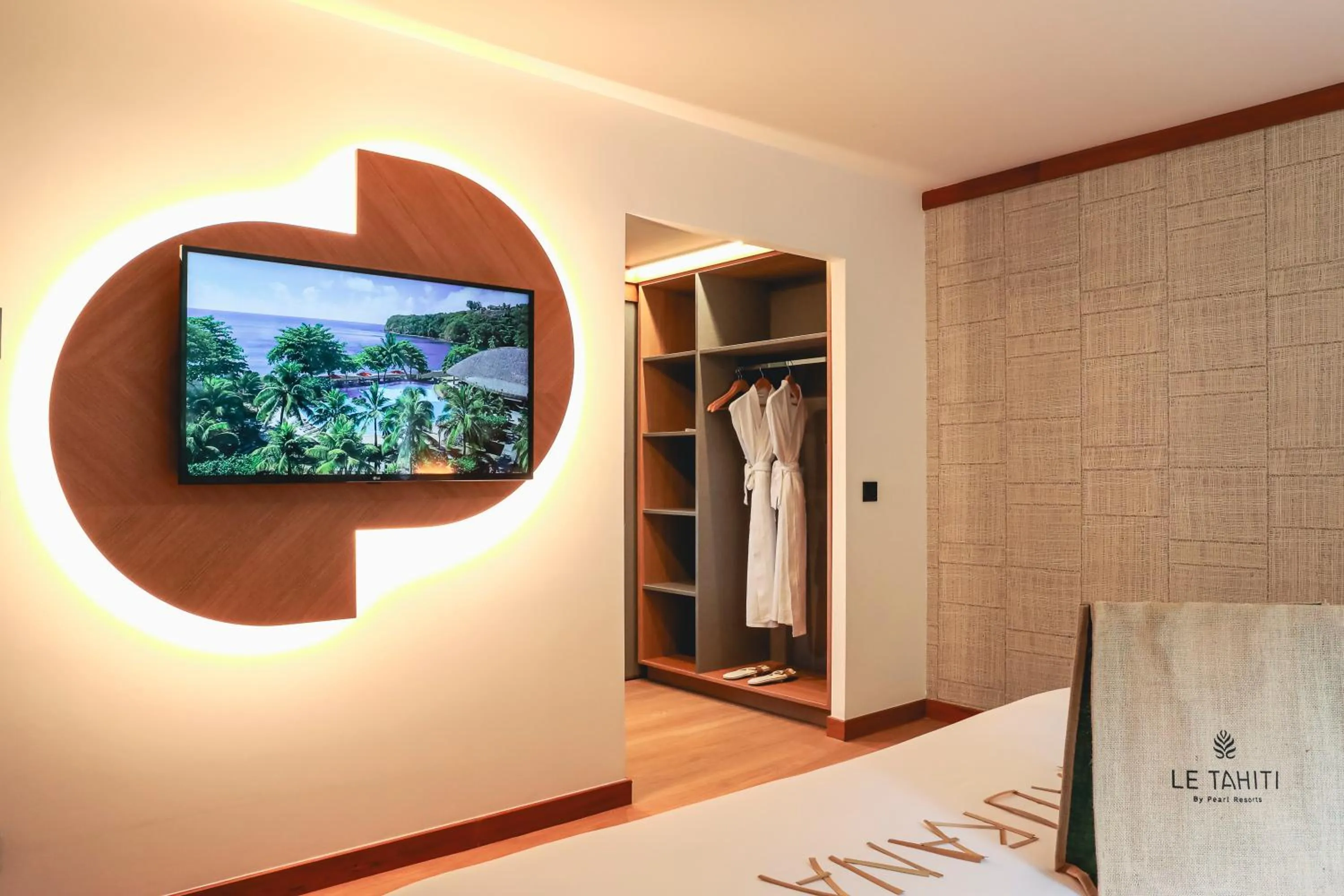 Bed in Le Tahiti by Pearl Resorts