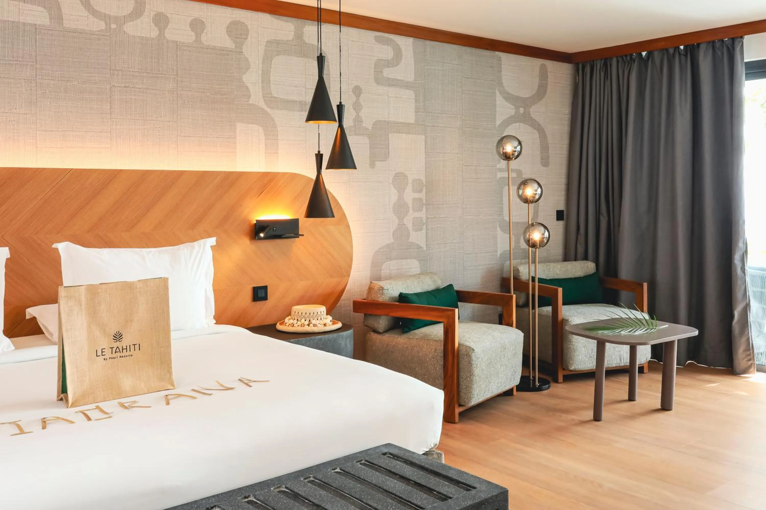 Bed in Le Tahiti by Pearl Resorts