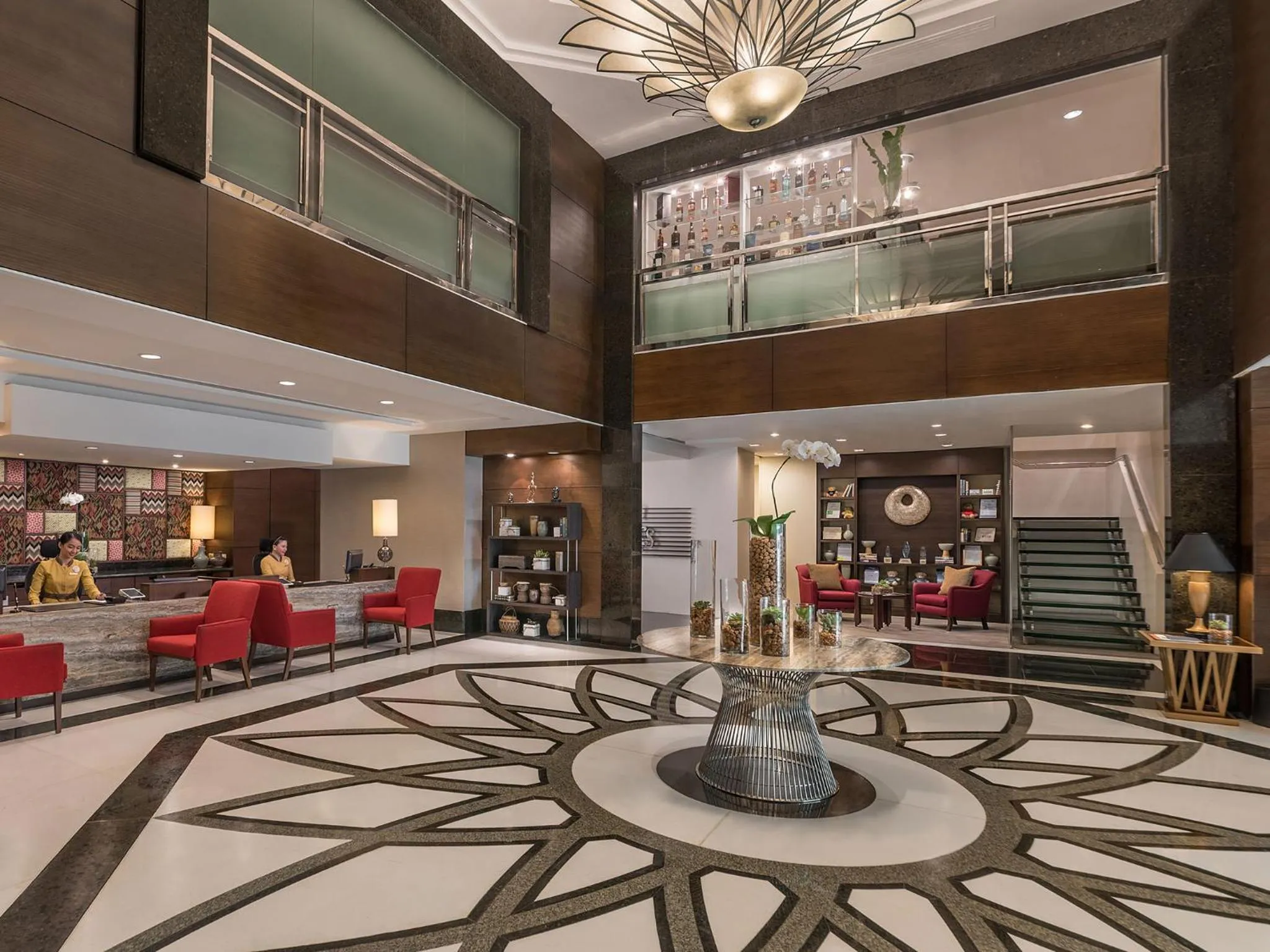 Lobby or reception in Somerset Millennium Makati