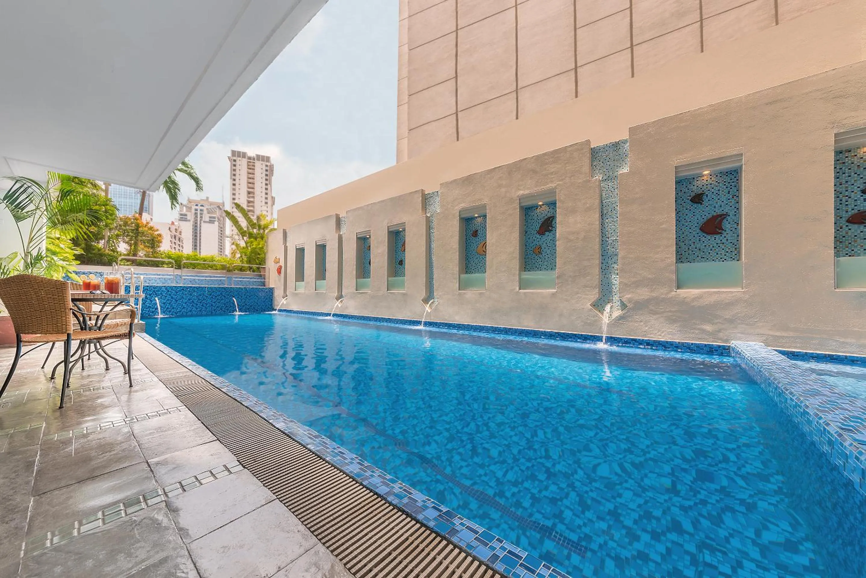 Swimming pool in Somerset Millennium Makati