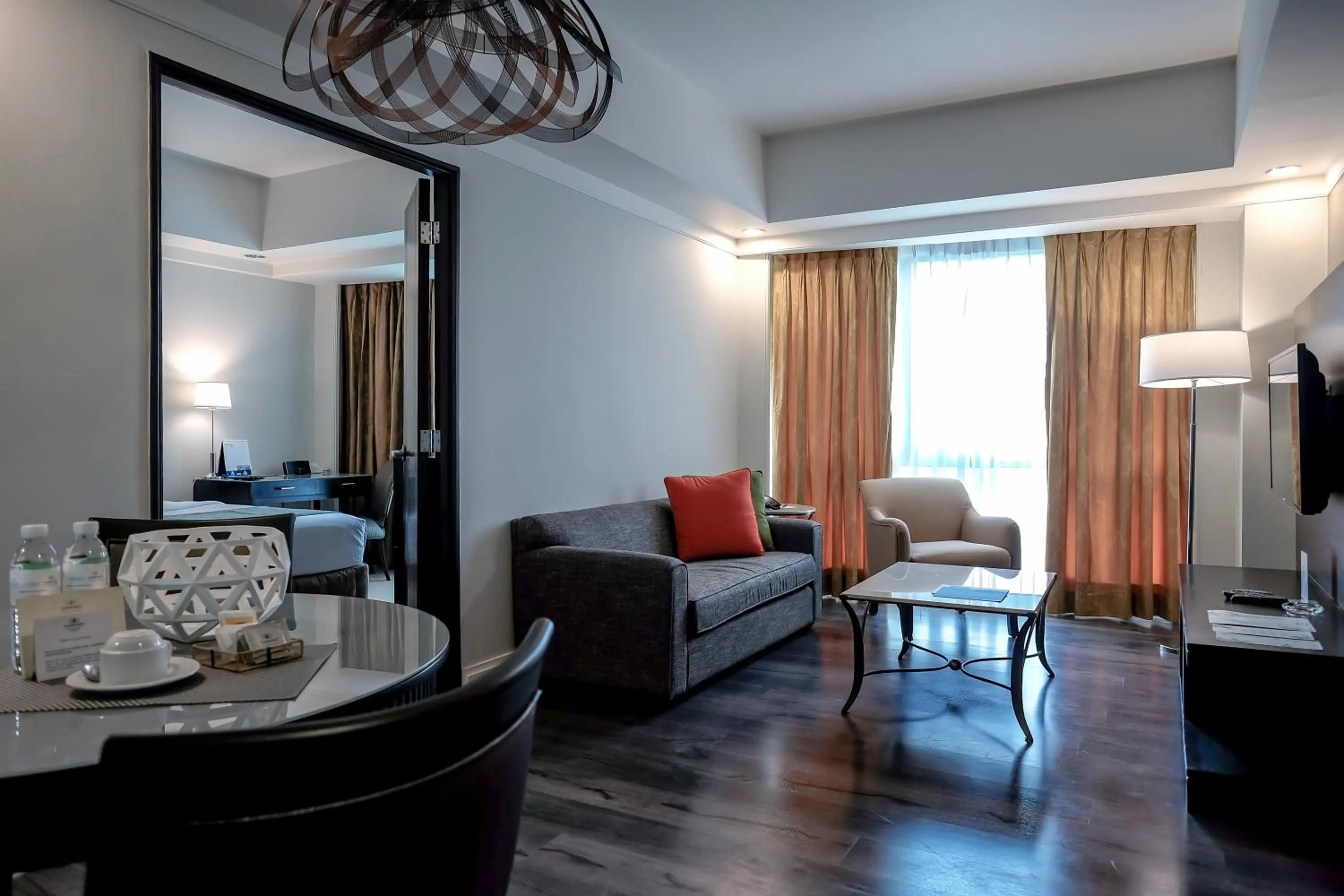 Living room in Somerset Millennium Makati