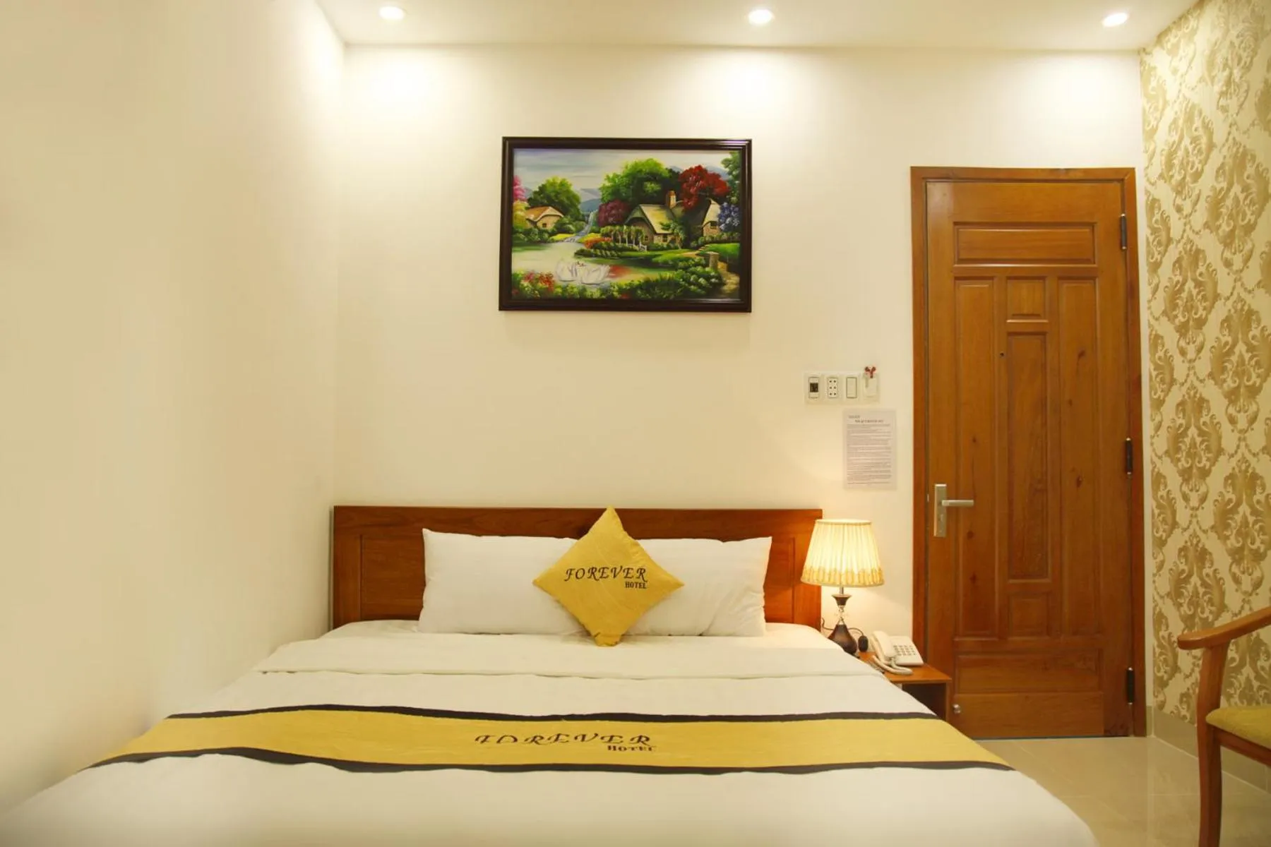 Bed in Forever Hotel