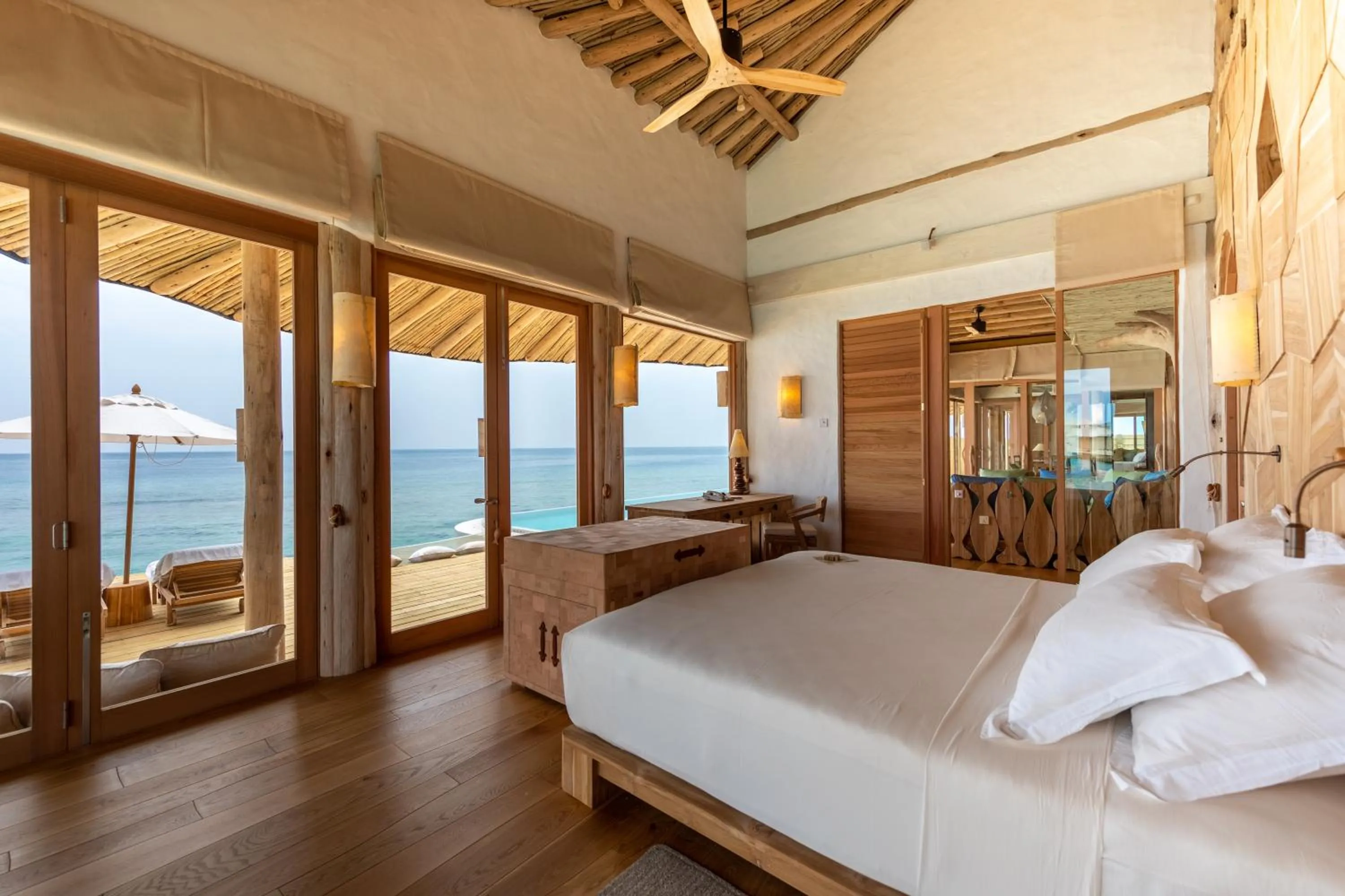 Bedroom, Bed in Soneva Fushi