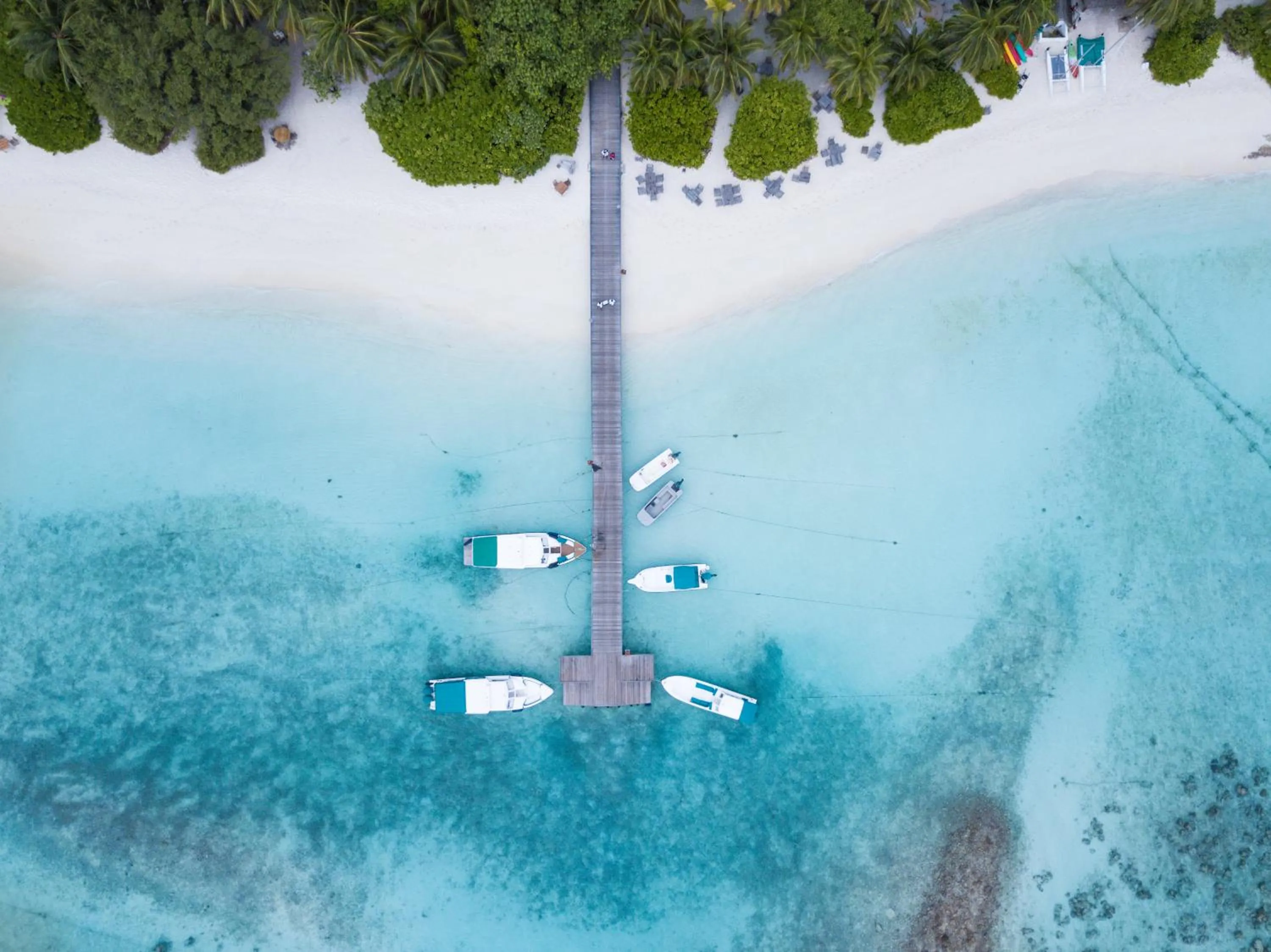 View (from property/room) in Soneva Fushi